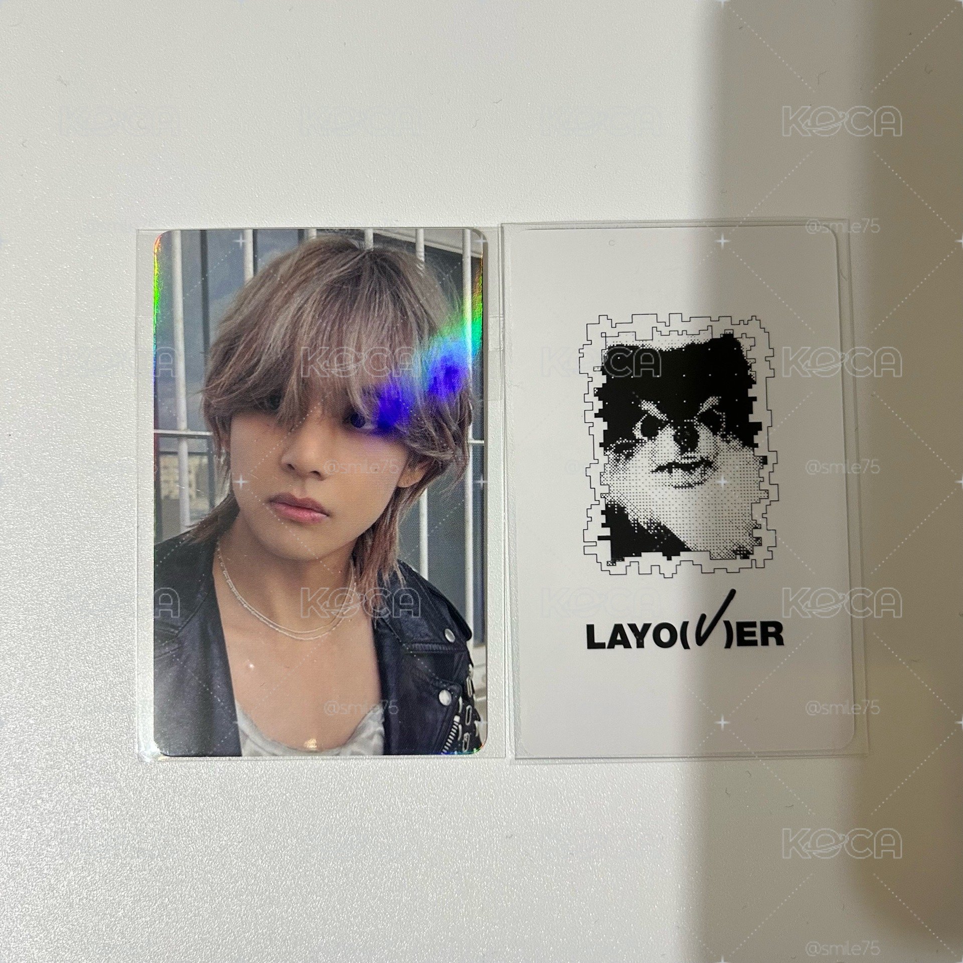 BTS 防彈少年團 金泰亨 V layover JPFC 日咖 特典 閃卡