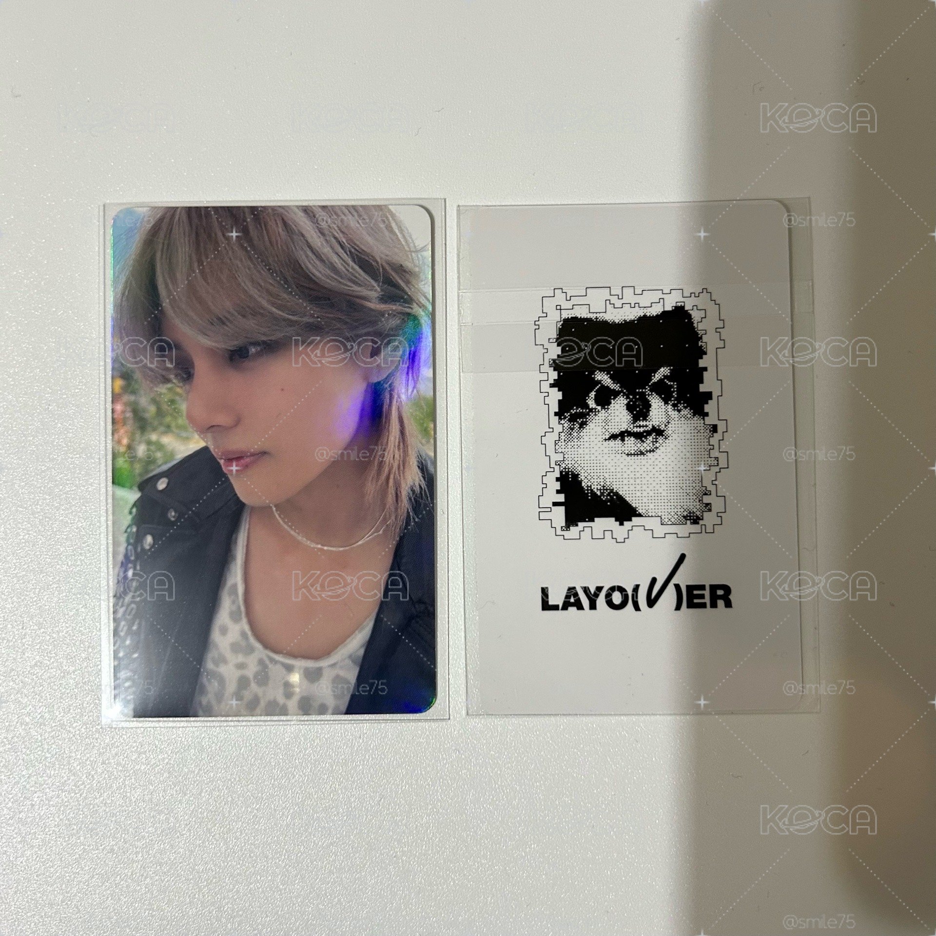BTS 防彈少年團 金泰亨 V layover JPFC 日咖 閃卡 特典
