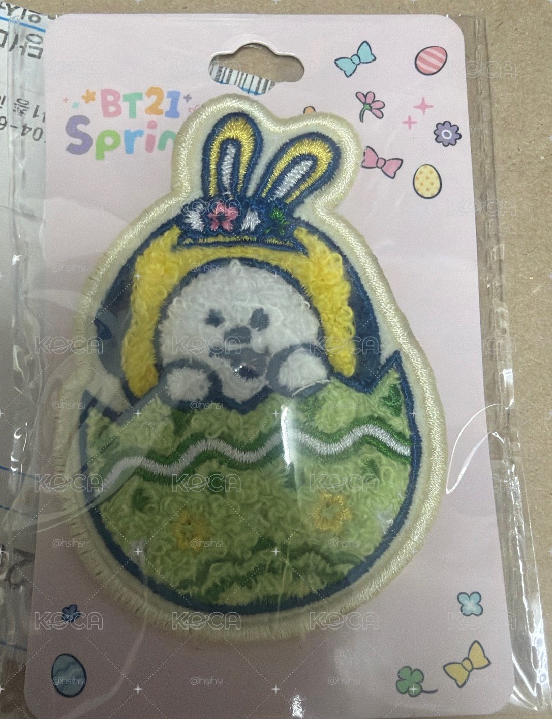 BT21 日限 spring 別針