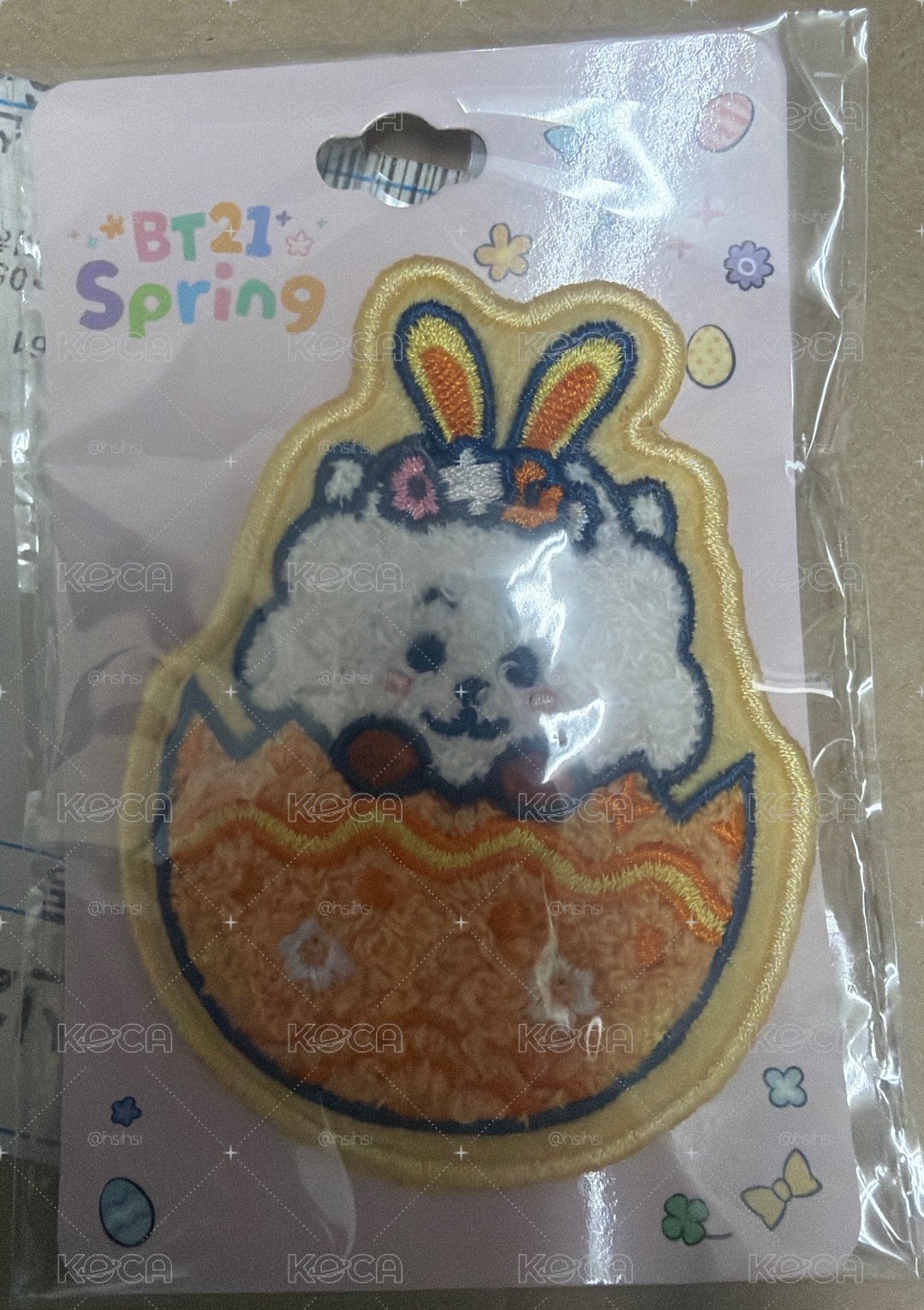BT21 日限 spring 別針