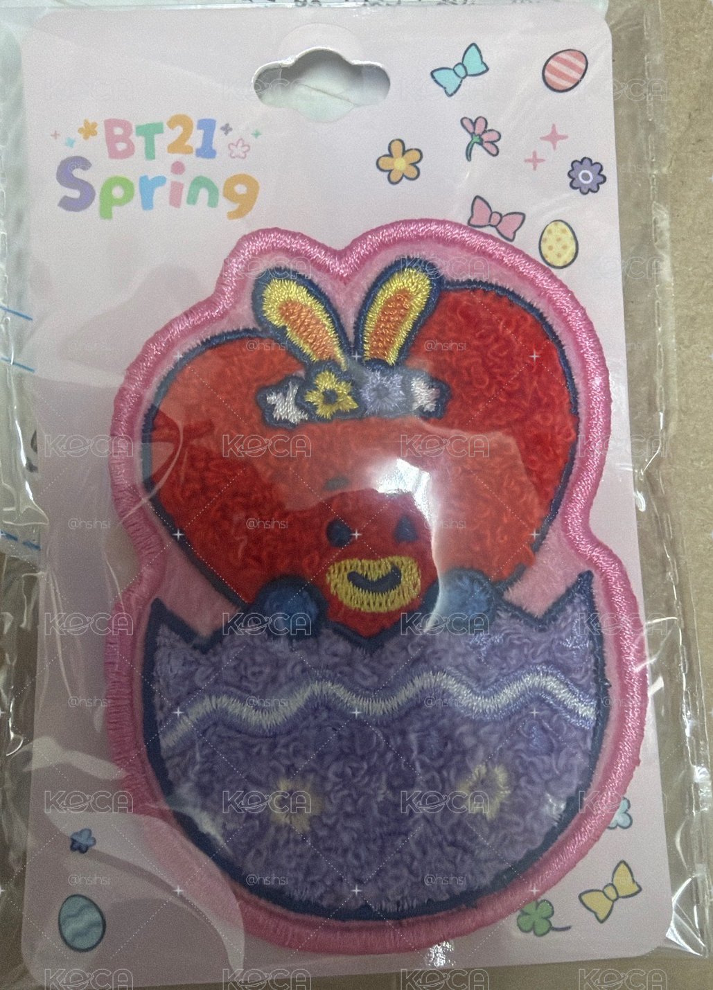 BT21 日限 spring 別針