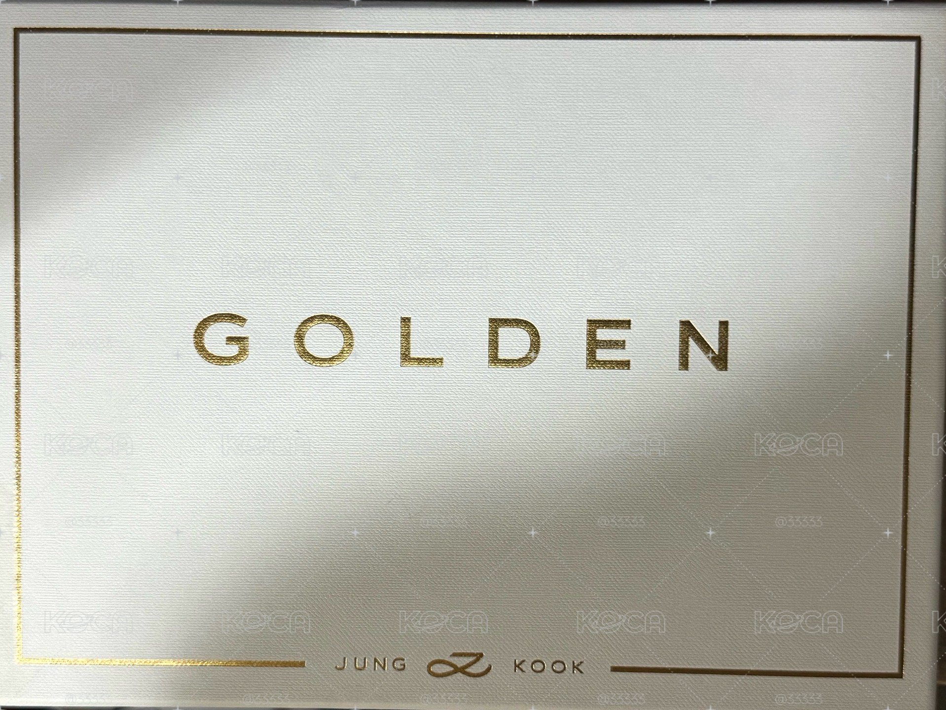 ✨GOLDEN 白版