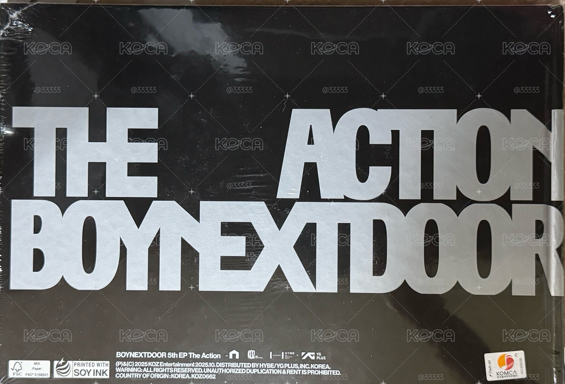 ✨the action 黑版未拆