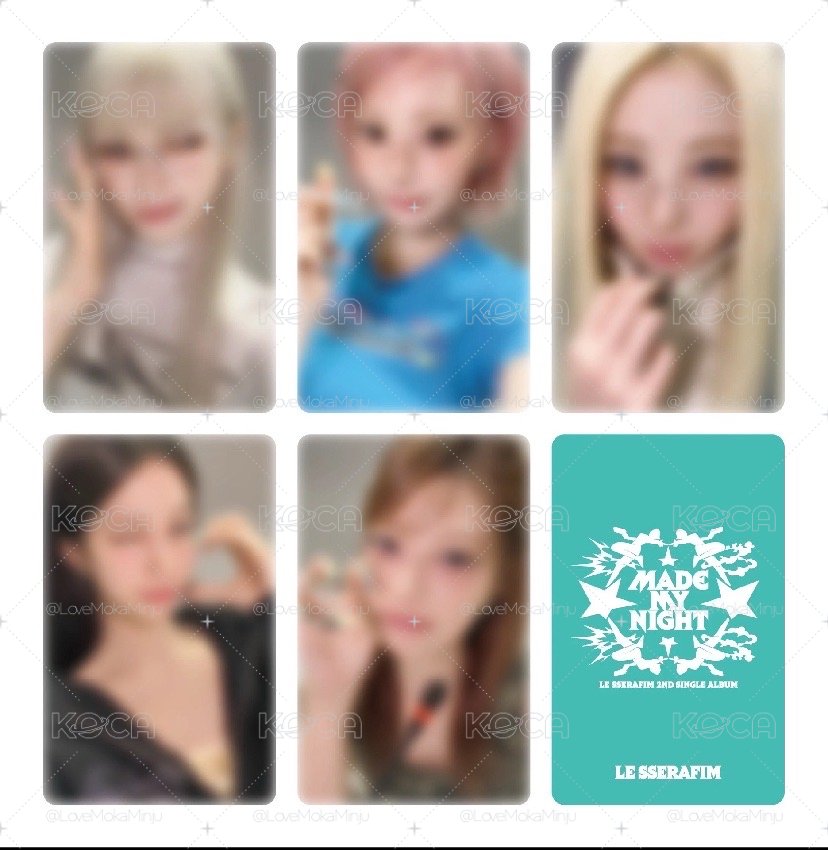 🤍🩶🖤LE SSERAFIM｜日咖單封預售