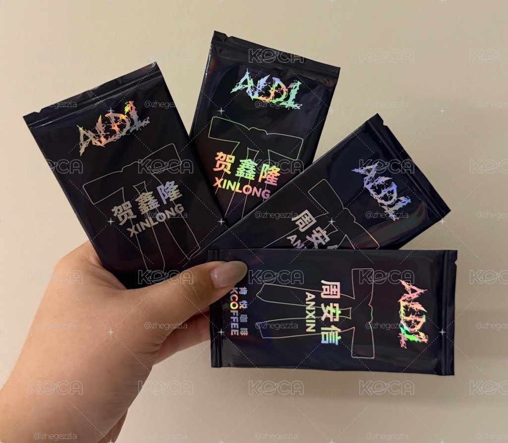《現貨》肯悅咖啡 A款 代言卡 周安信/賀鑫隆