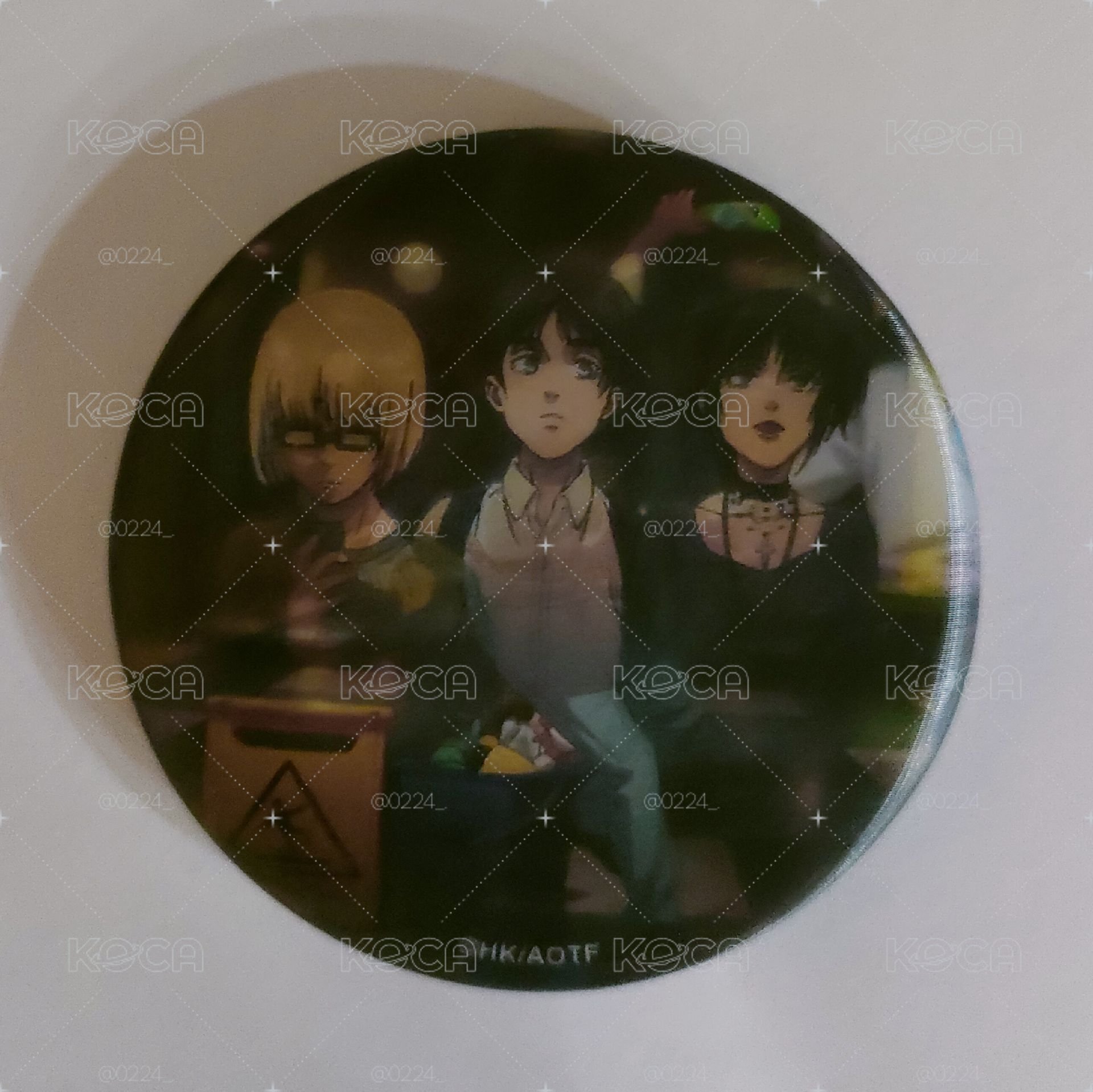 進擊的巨人 隱藏款 711光柵徽章58mm