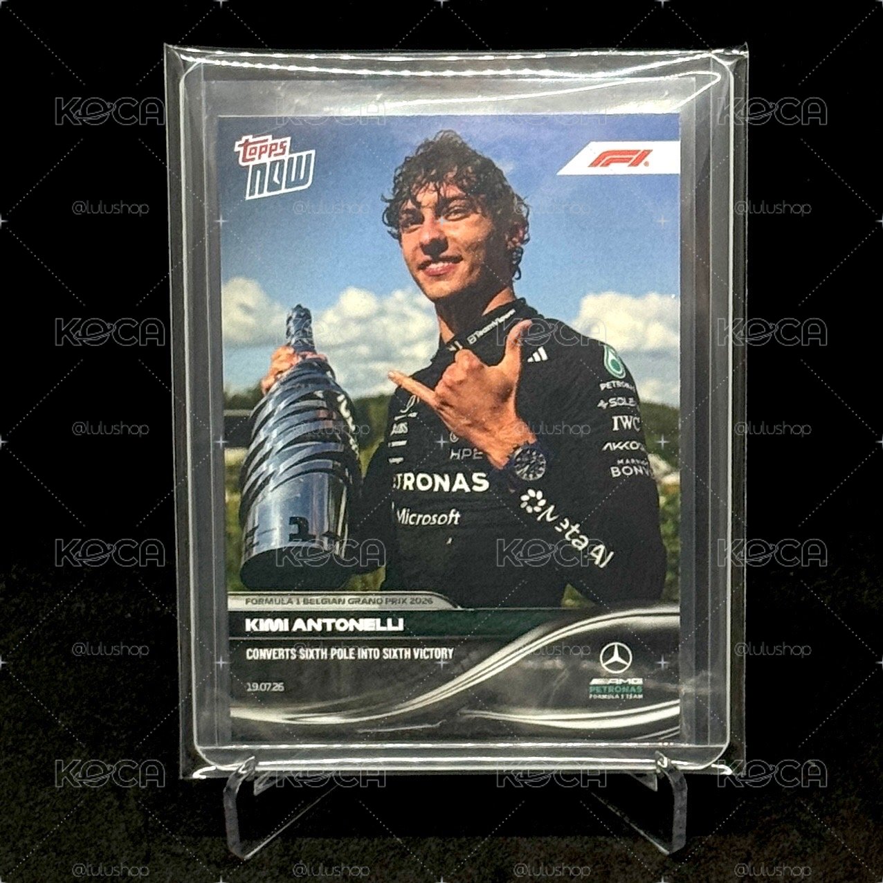 2026 Formula 1® Topps NOW® Kimi Antonelli  比利時大獎賽