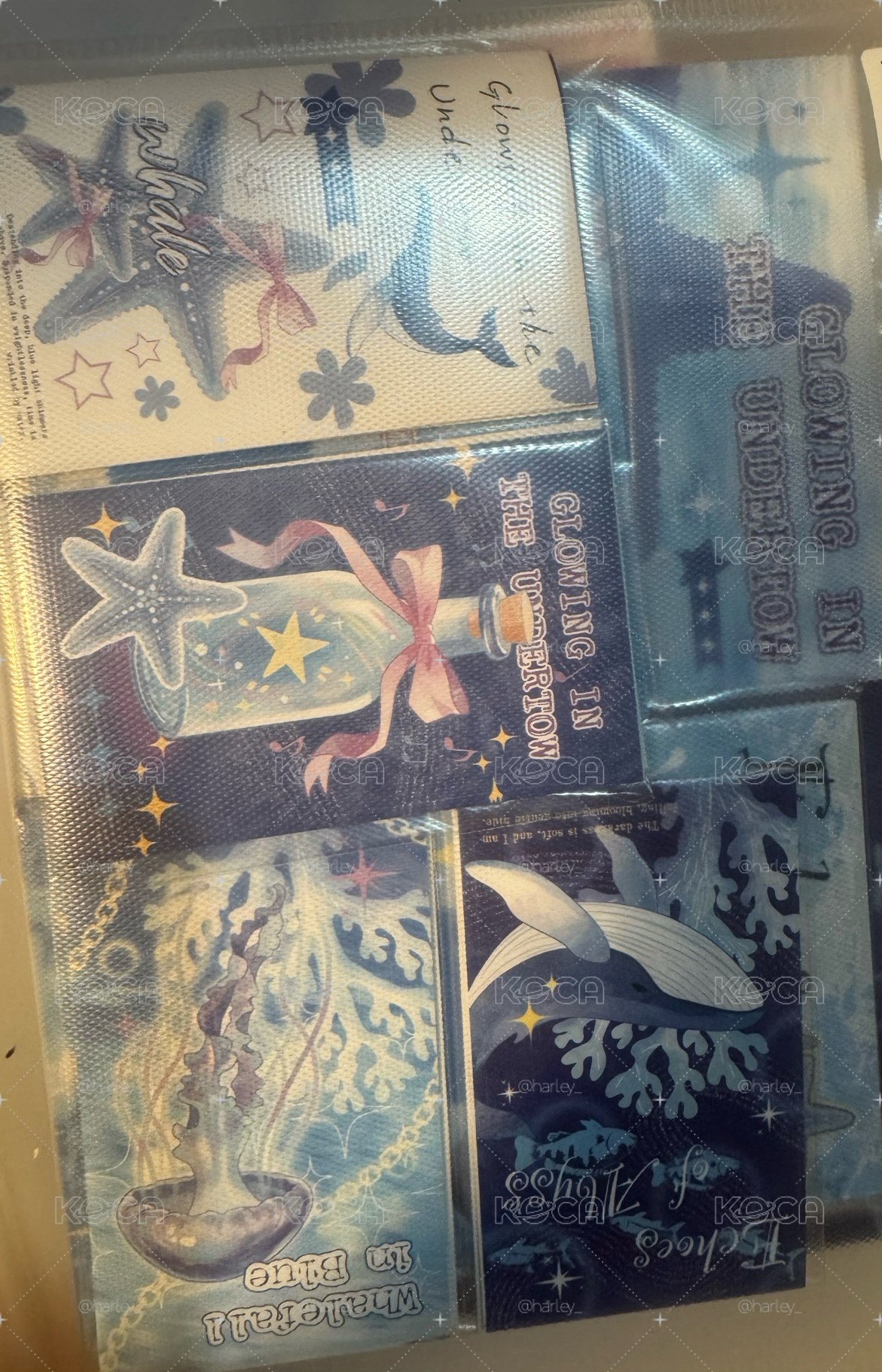 文創 打包材料 深海藍境 試吃1p