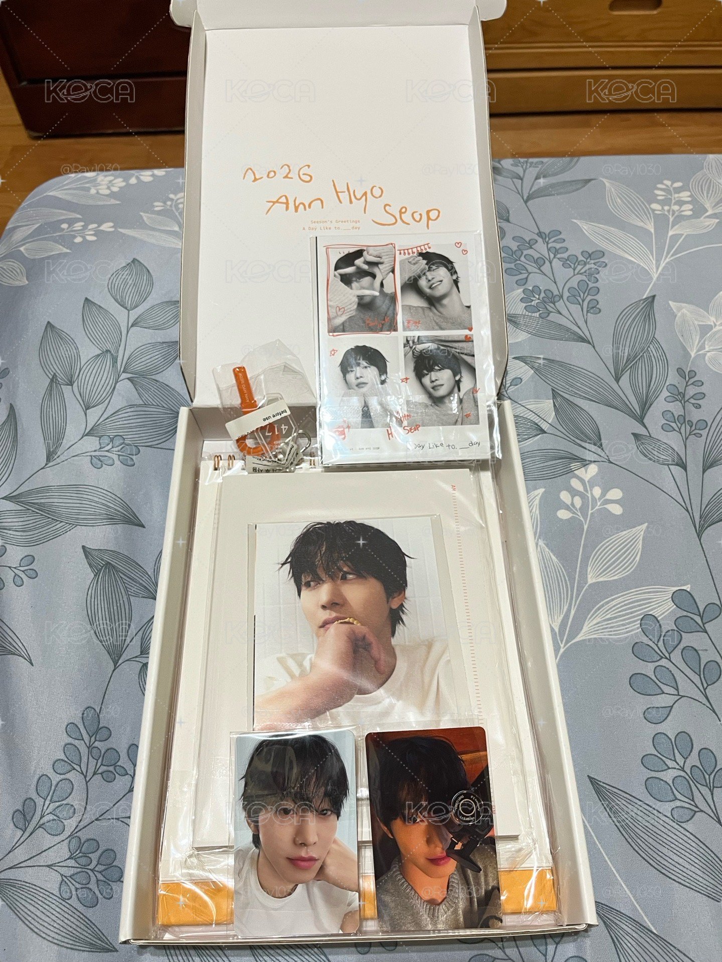 安孝燮26年年曆含TPC特典小卡