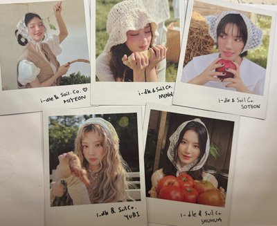 idle 2026年曆 寬幅拍立得七張