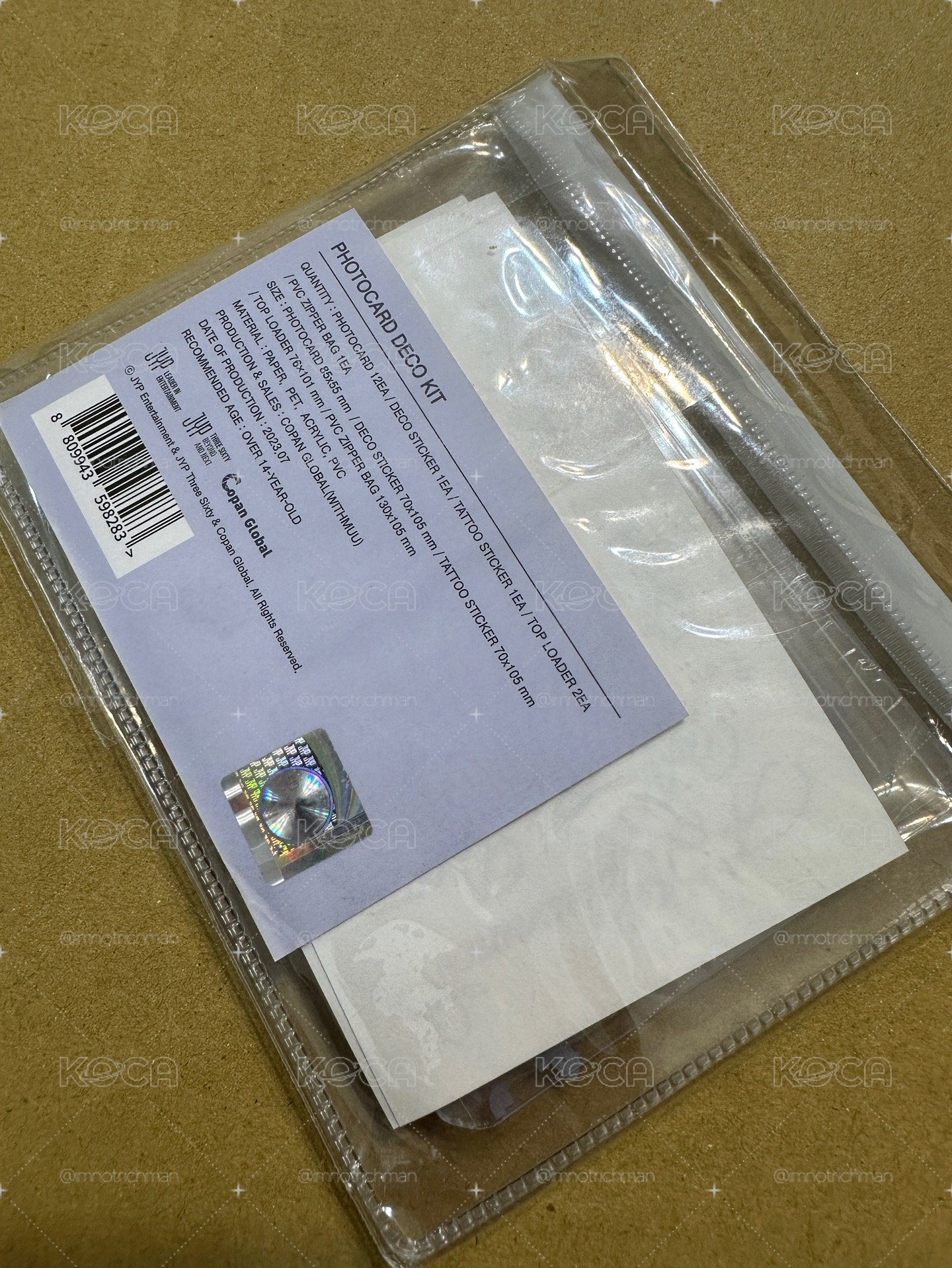 ［現貨］NMIXX 仲夏夜之夢快閃店 貼紙卡包