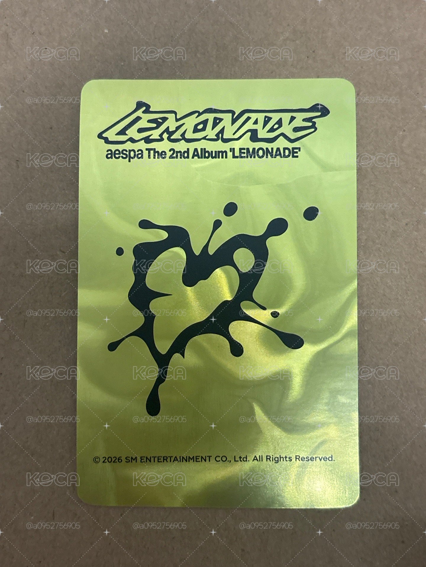 LEMONADE 中國快閃 滿額卡 199扭蛋抽獎卡