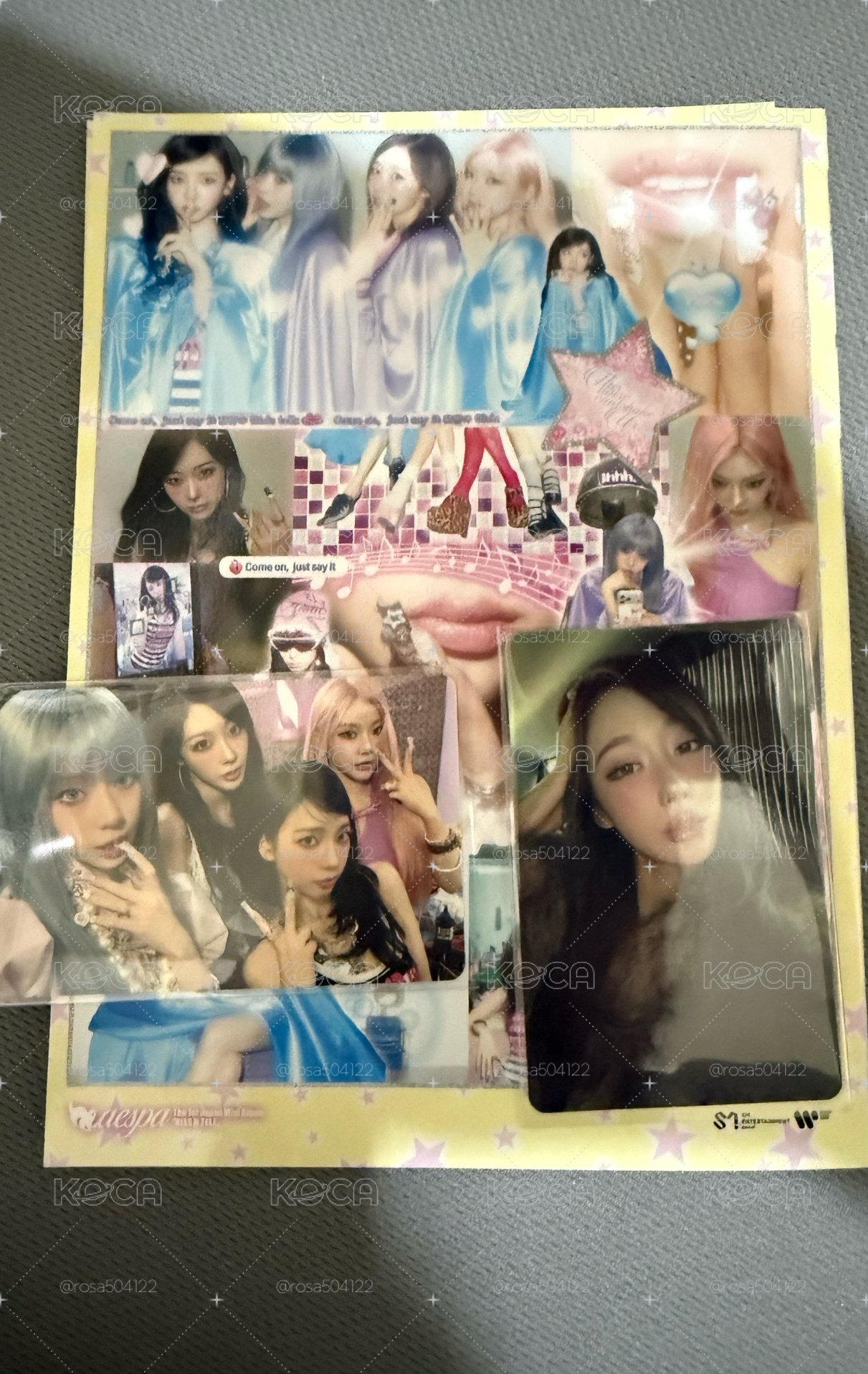 aespa kiss n tell limited edition ver. 吉 