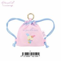 束口袋 花小兔束口袋吊飾