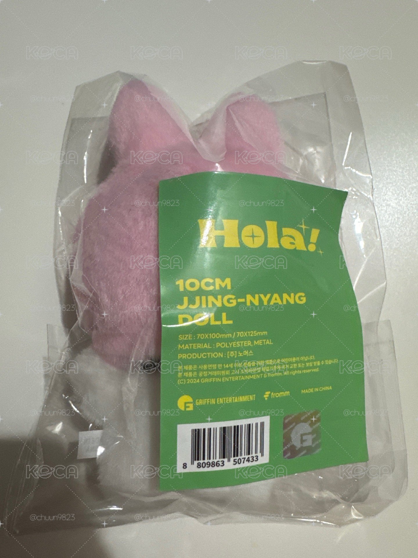 JJING-NYANG 10公分娃娃 全新未拆