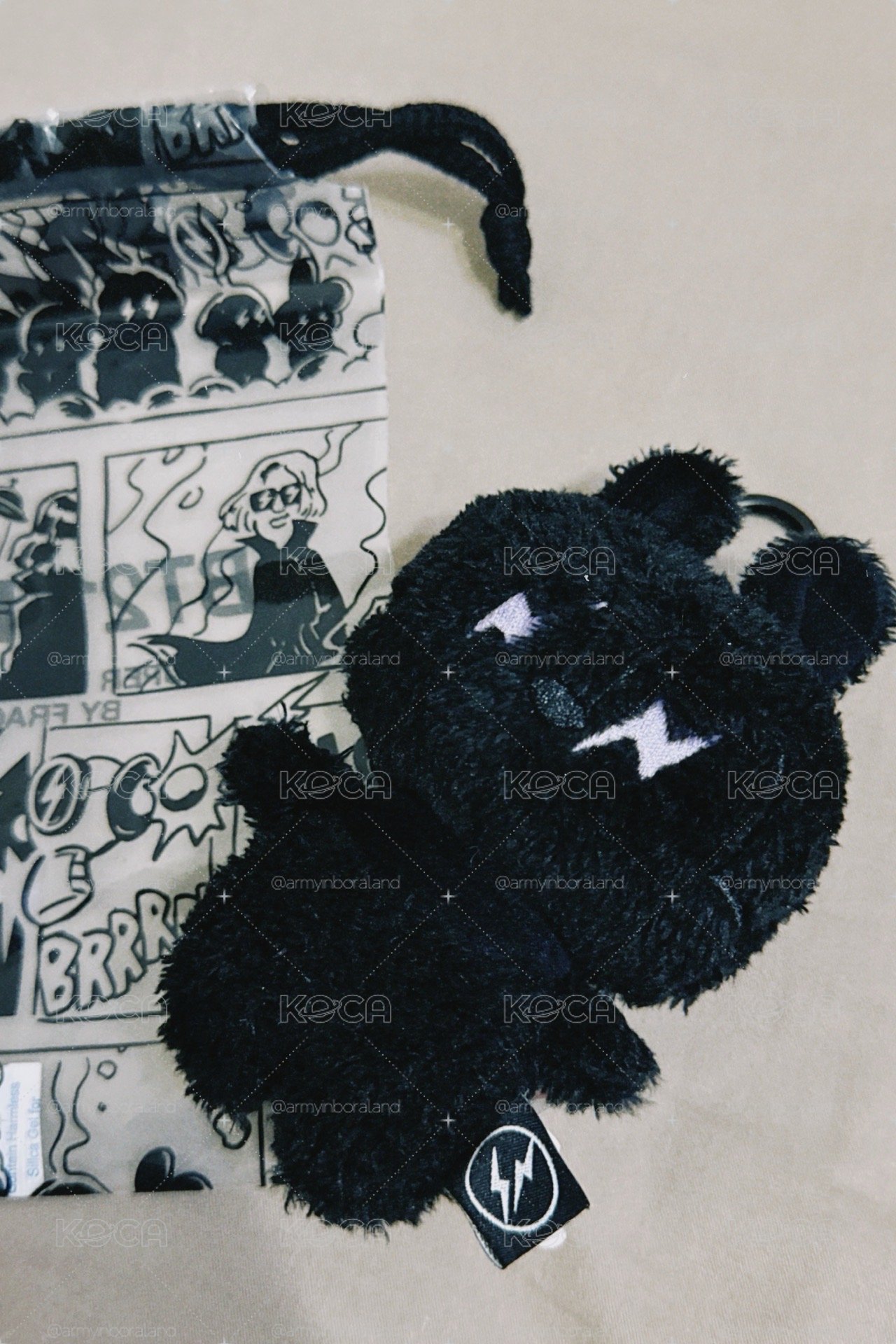 BT21 x 藤原浩聯名Fragment 松鼠鄭號錫 Mang 吊飾