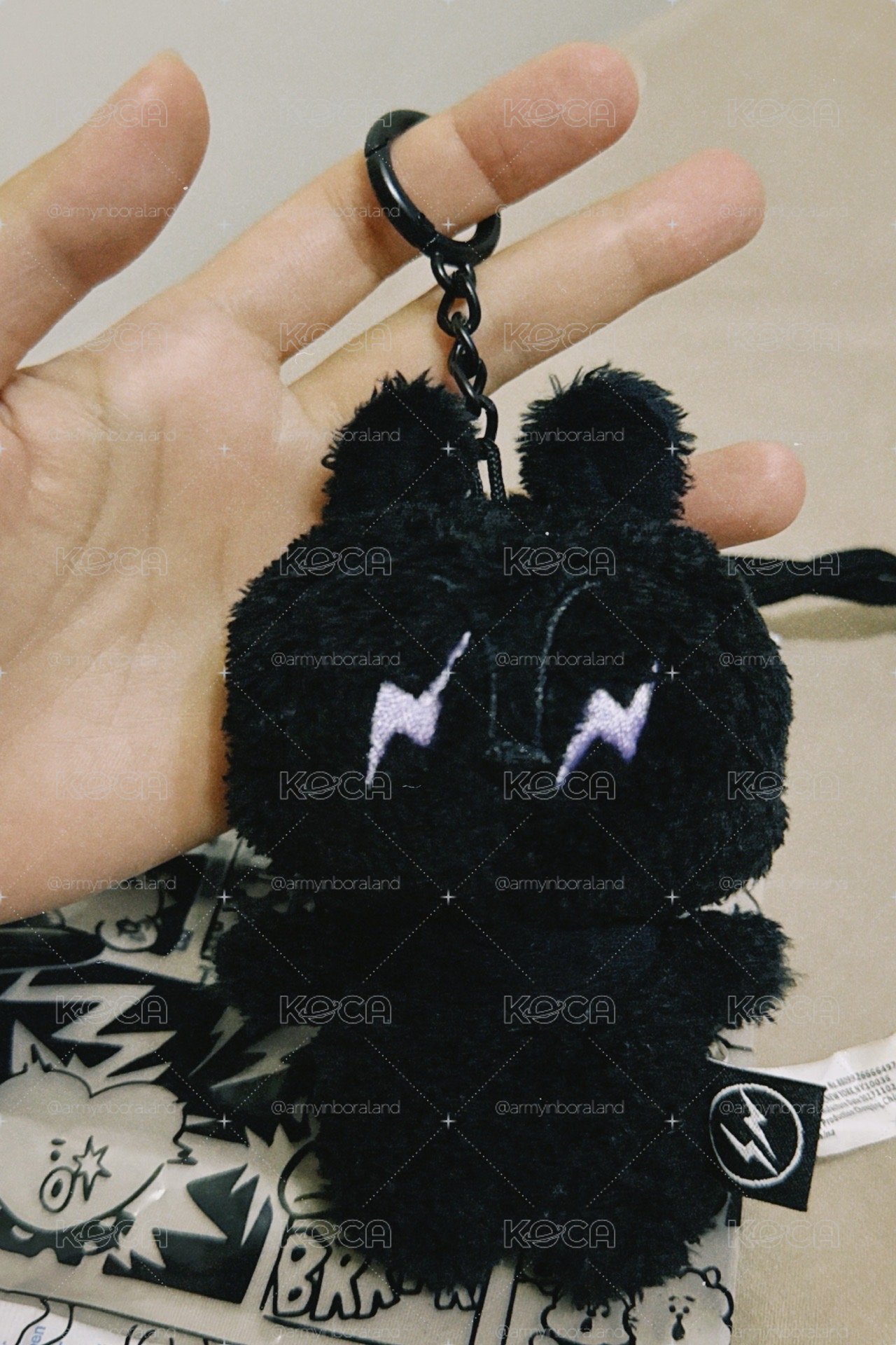 BT21 x 藤原浩聯名Fragment 松鼠鄭號錫 Mang 吊飾