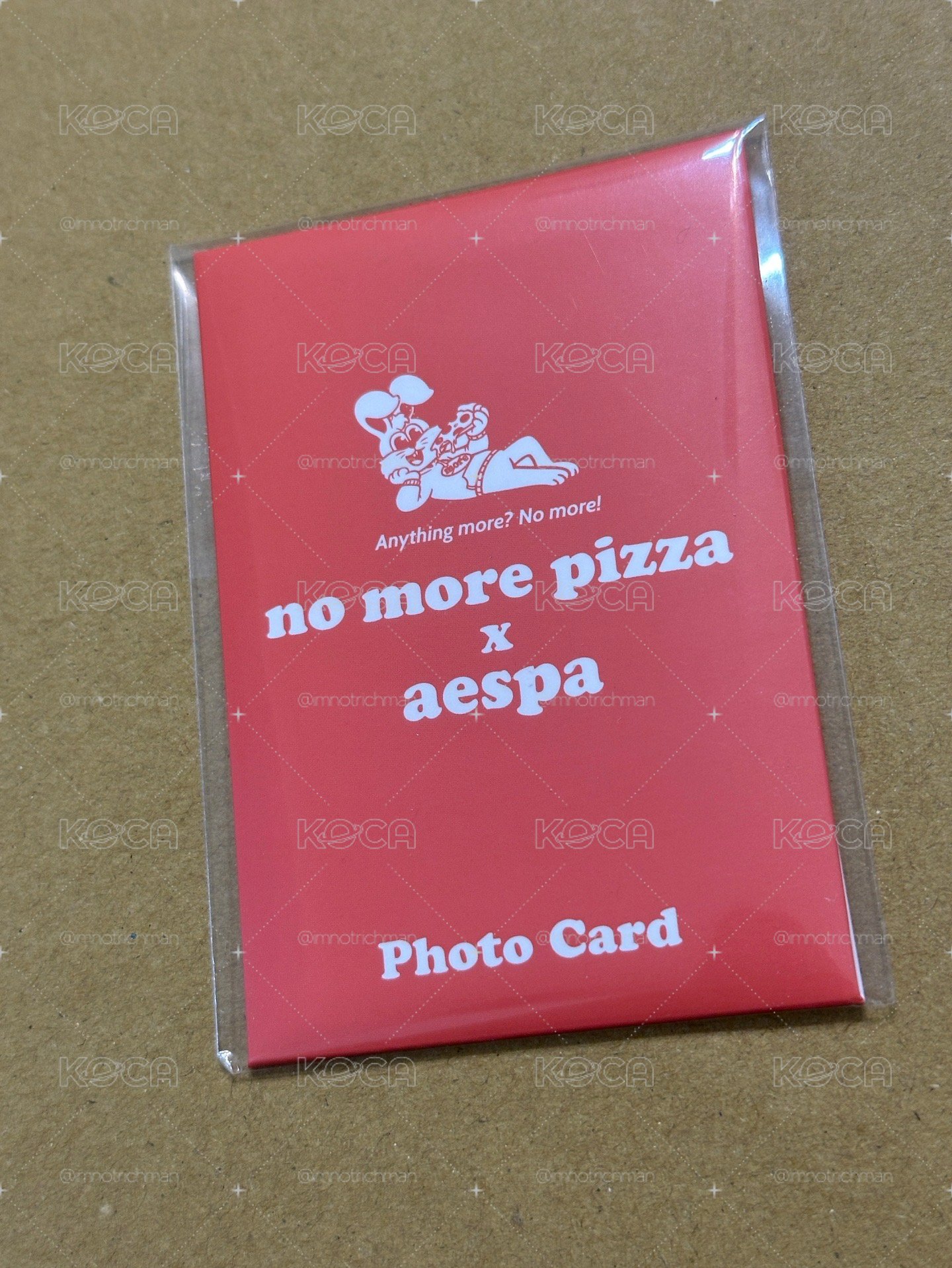 [現貨］aespa no more pizza 2.0 未拆一套四張