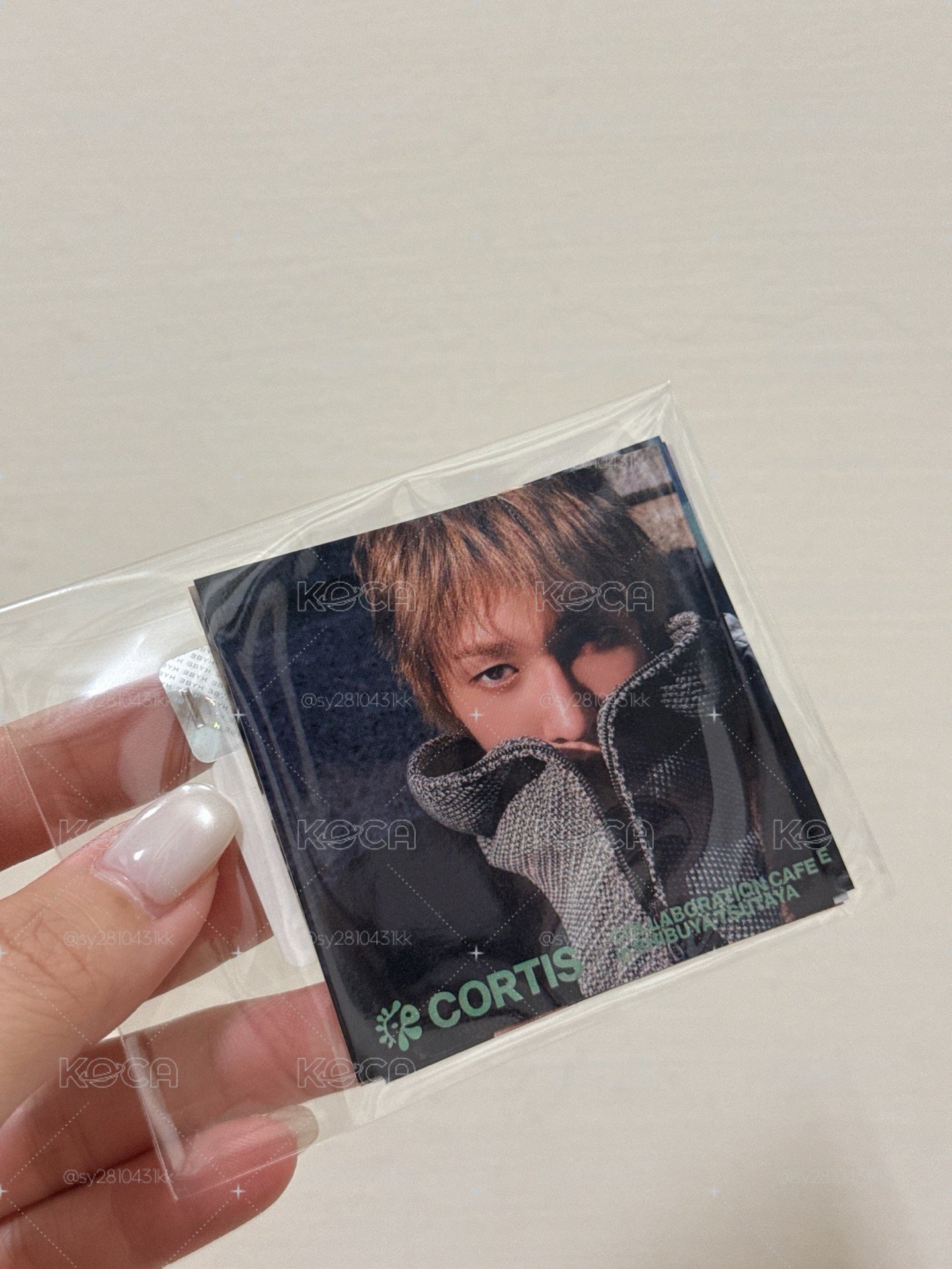 Cortis 日本場 咖啡廳 快閃 迷二貼紙