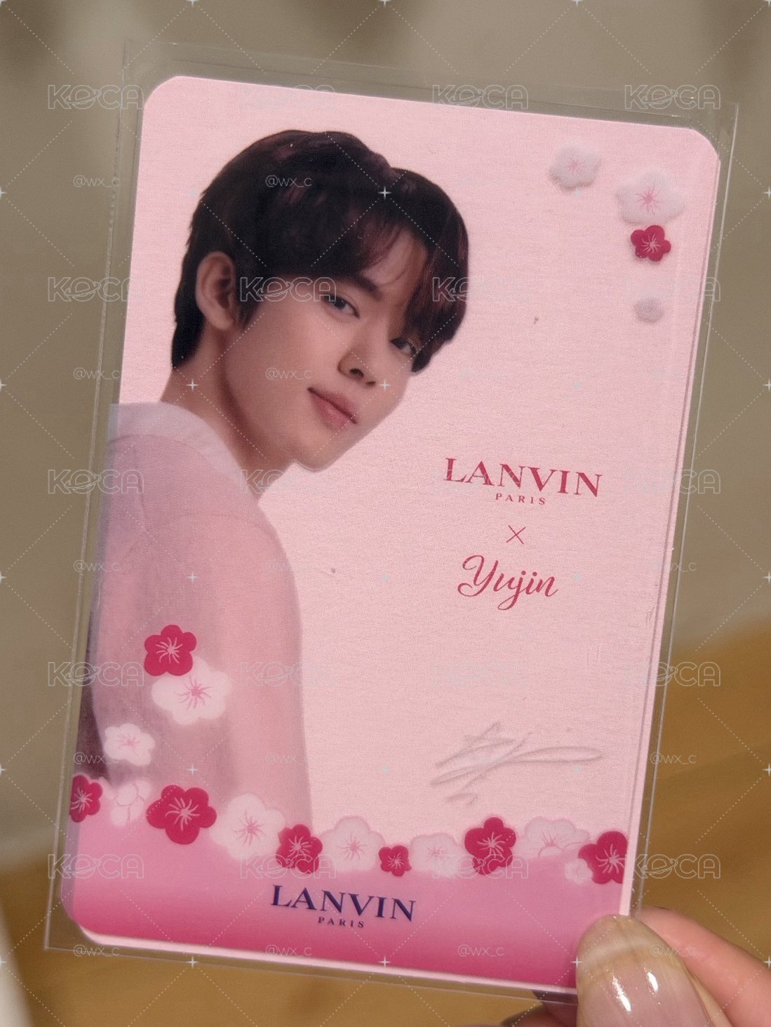 韓維辰 LANVIN 香水透卡