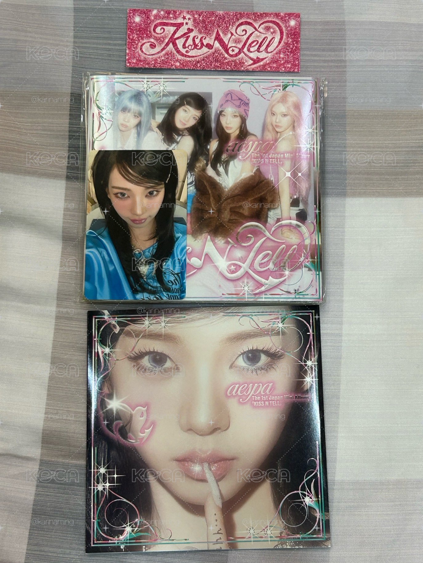 KISS N TELL Poster Ver 專輯 柚封
