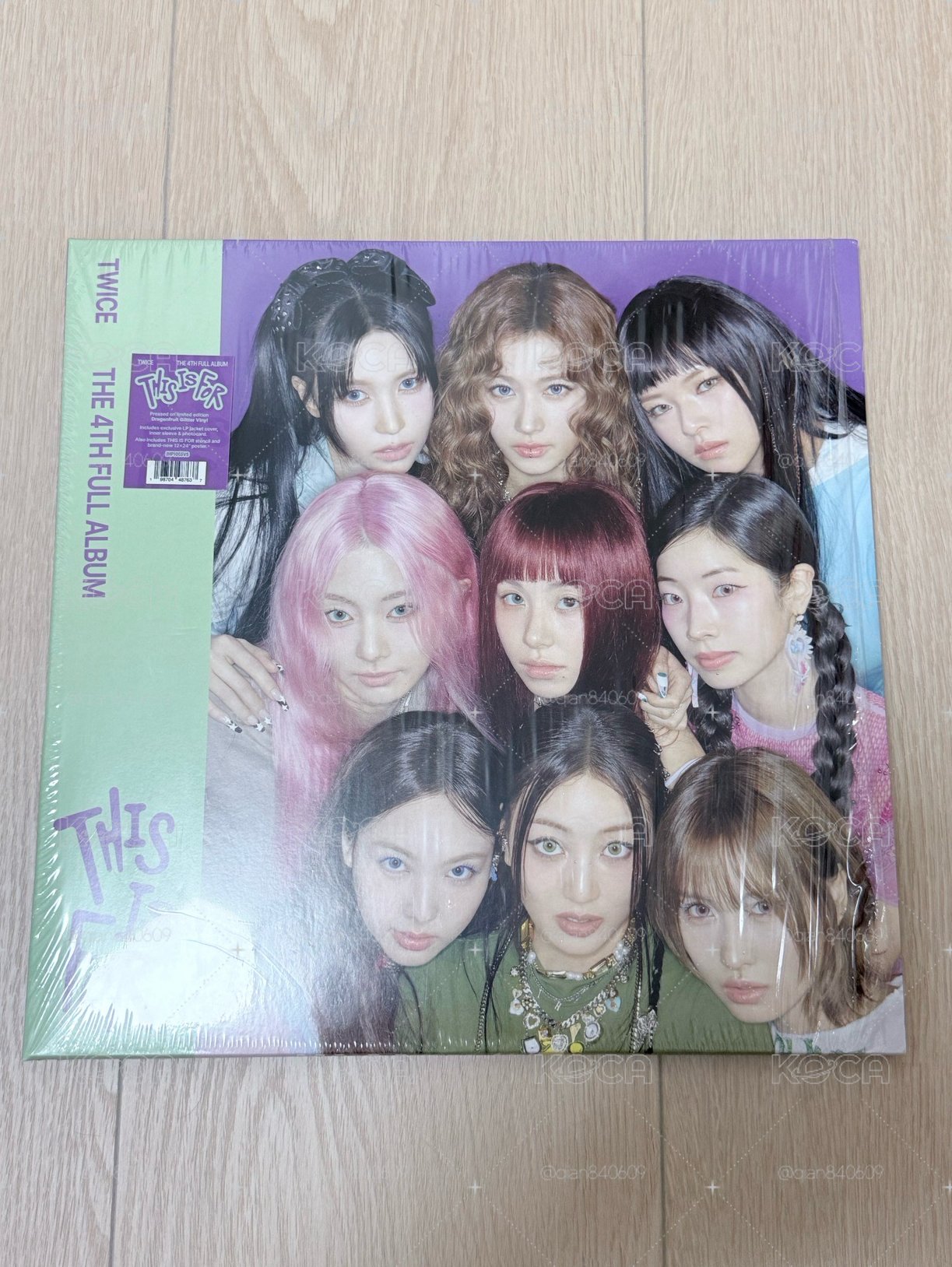 TWICE正規四黑膠 僅拆撿