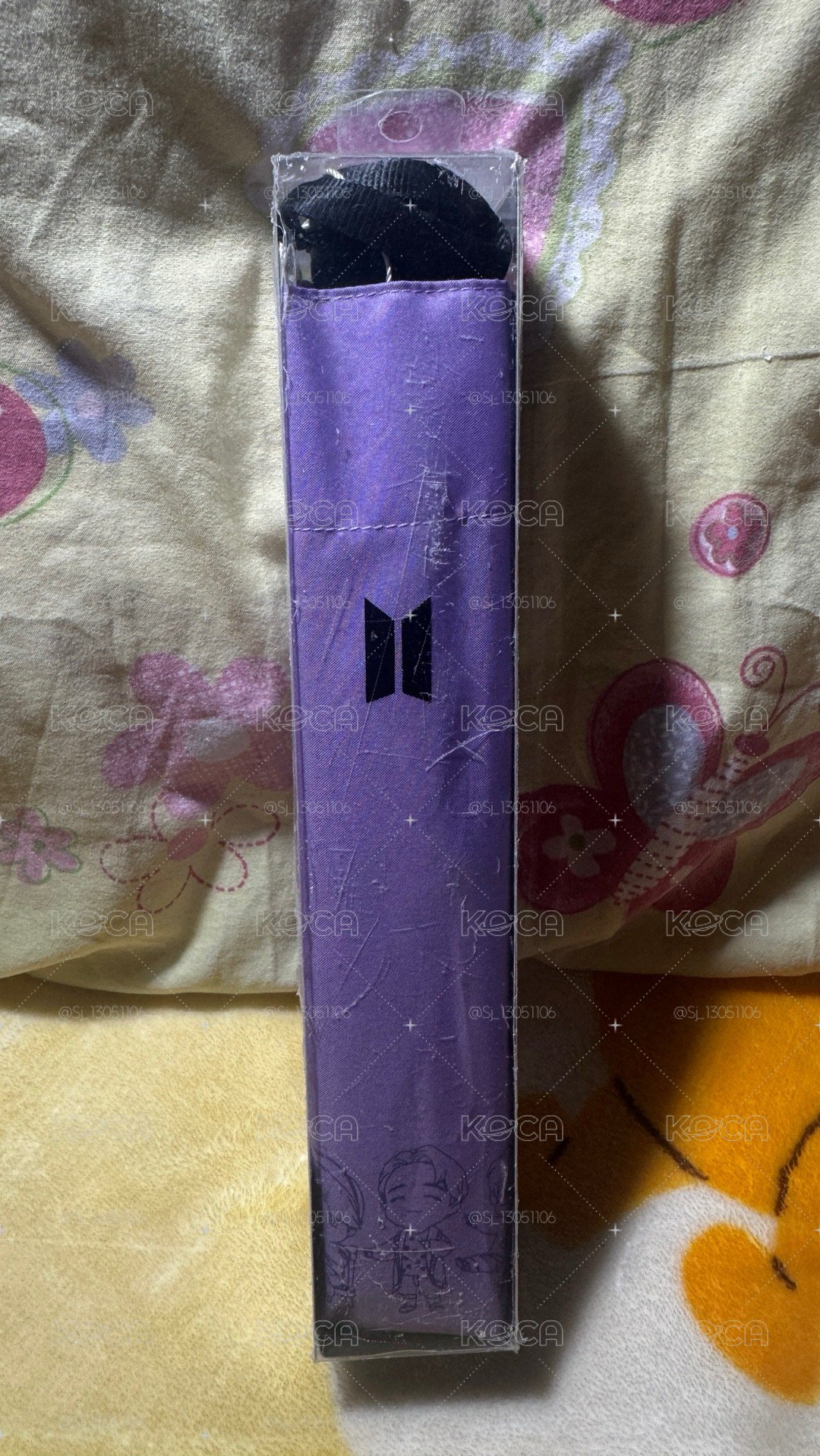 BTS TinyTAN Q版三折疊雨傘 絕版全新未拆