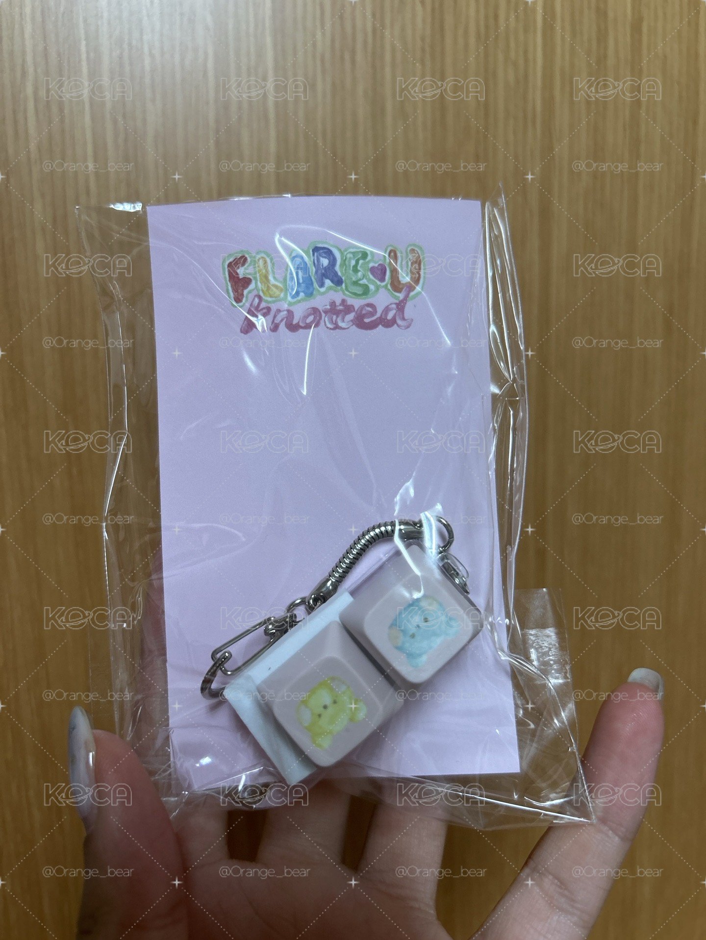 ［現貨］FLARE U x knotted 鍵帽 鑰匙圈吊飾 