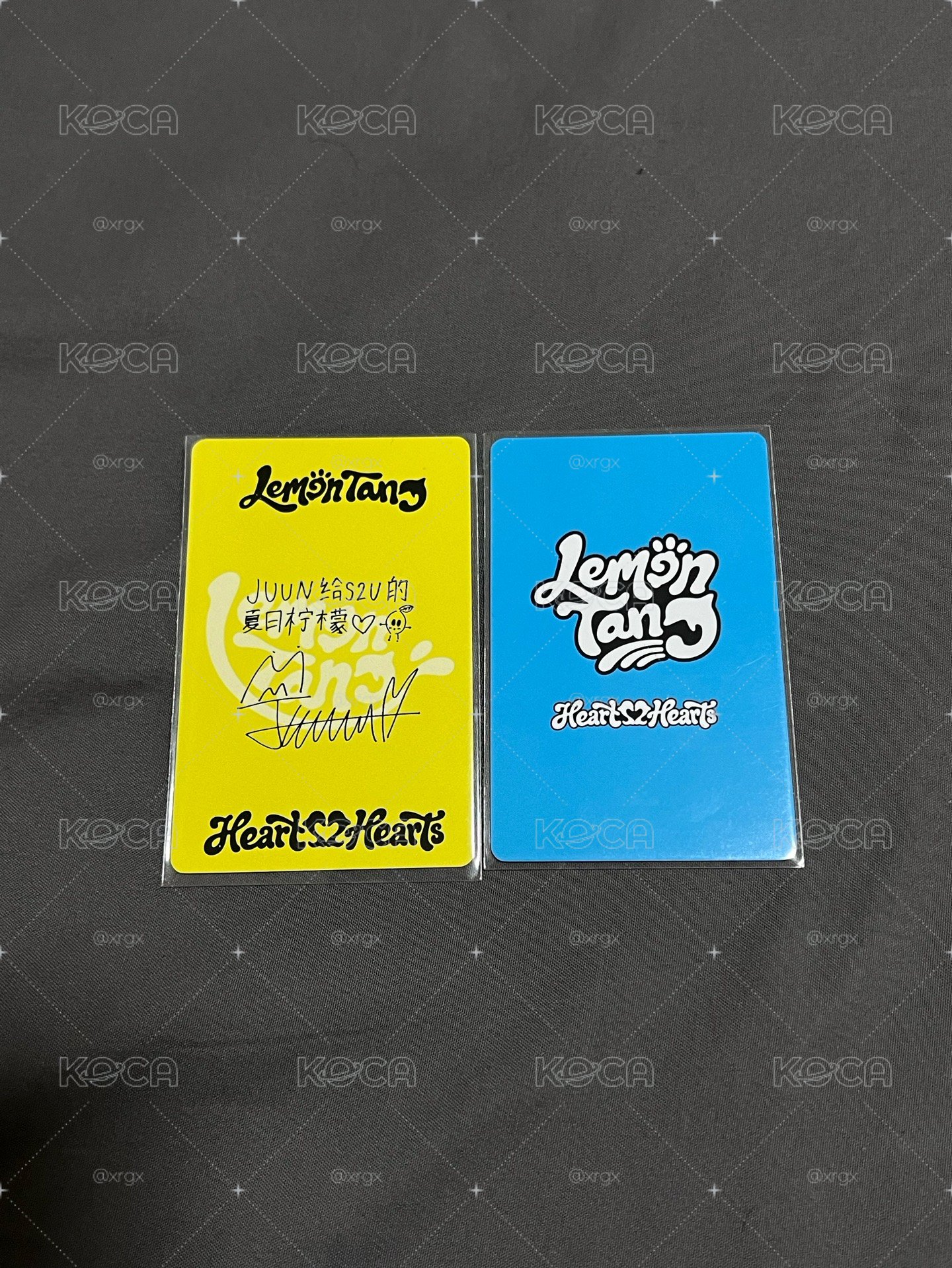 Lemon Tang QQ痛樓Juun set（中文卡背：Juun給S2U的夏日檸檬）