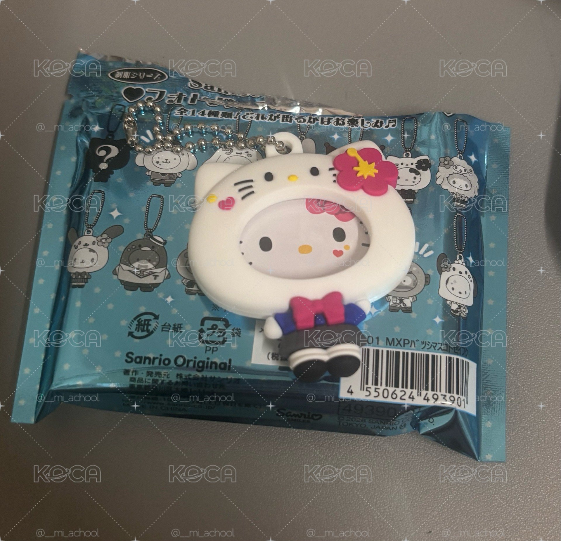 三麗鷗 唐吉軻德換臉吊飾 KITTY