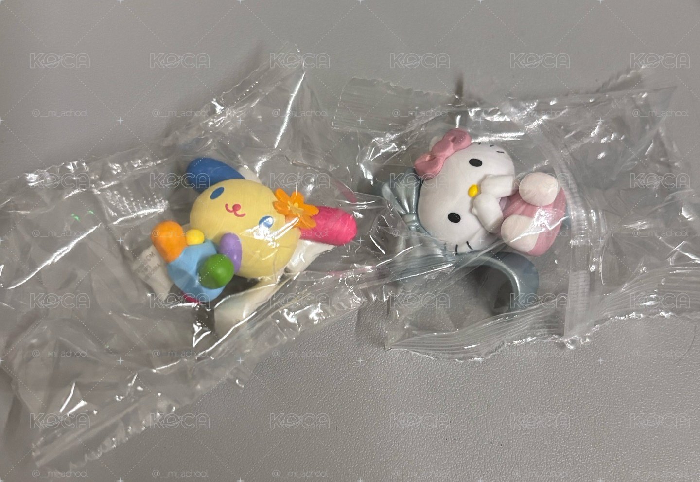 花小兔&KITTY 芭蕾蝴蝶結扭蛋（無殼無蛋紙