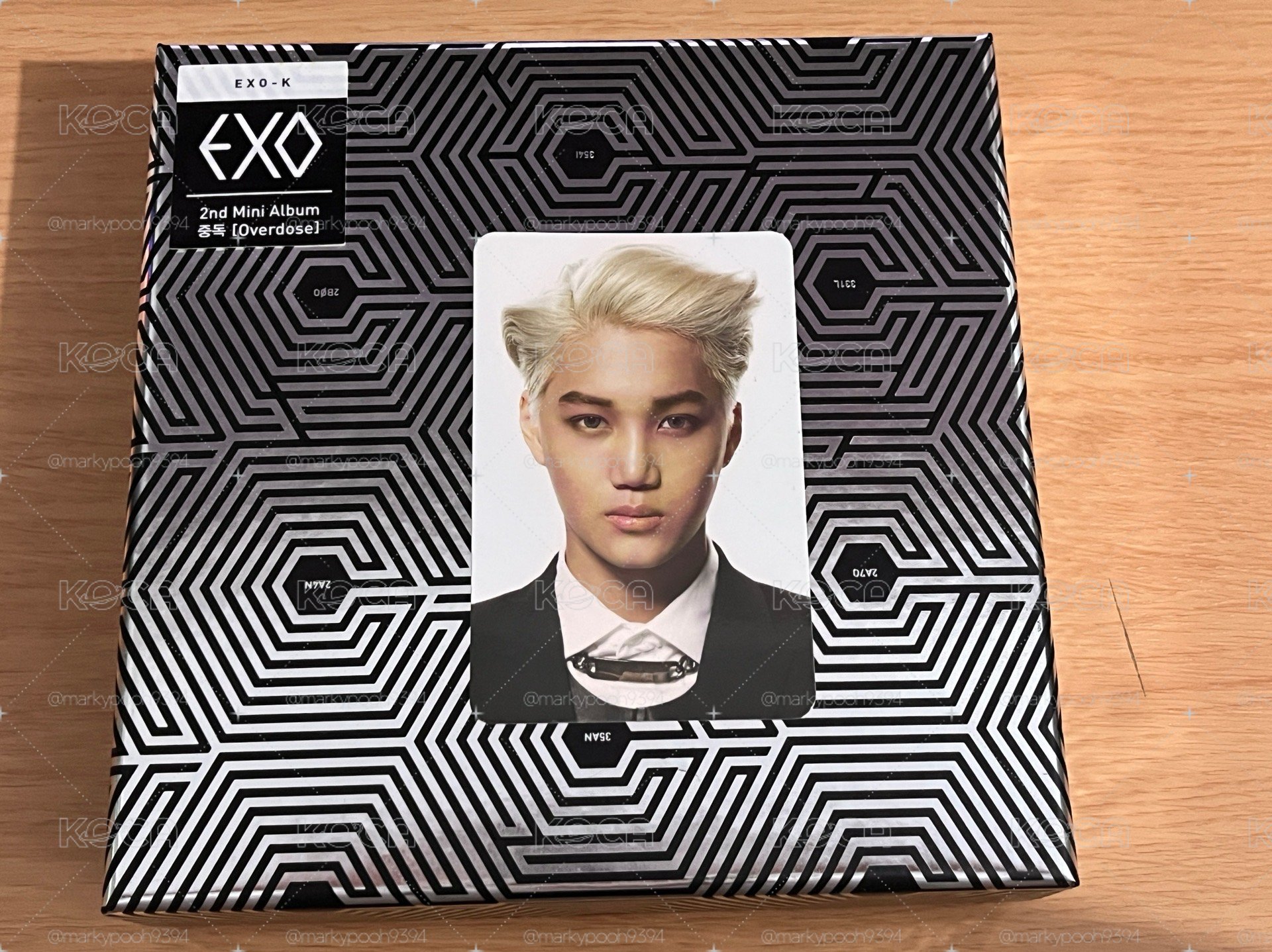 EXO Overdose exo-k 專輯+KAI小卡