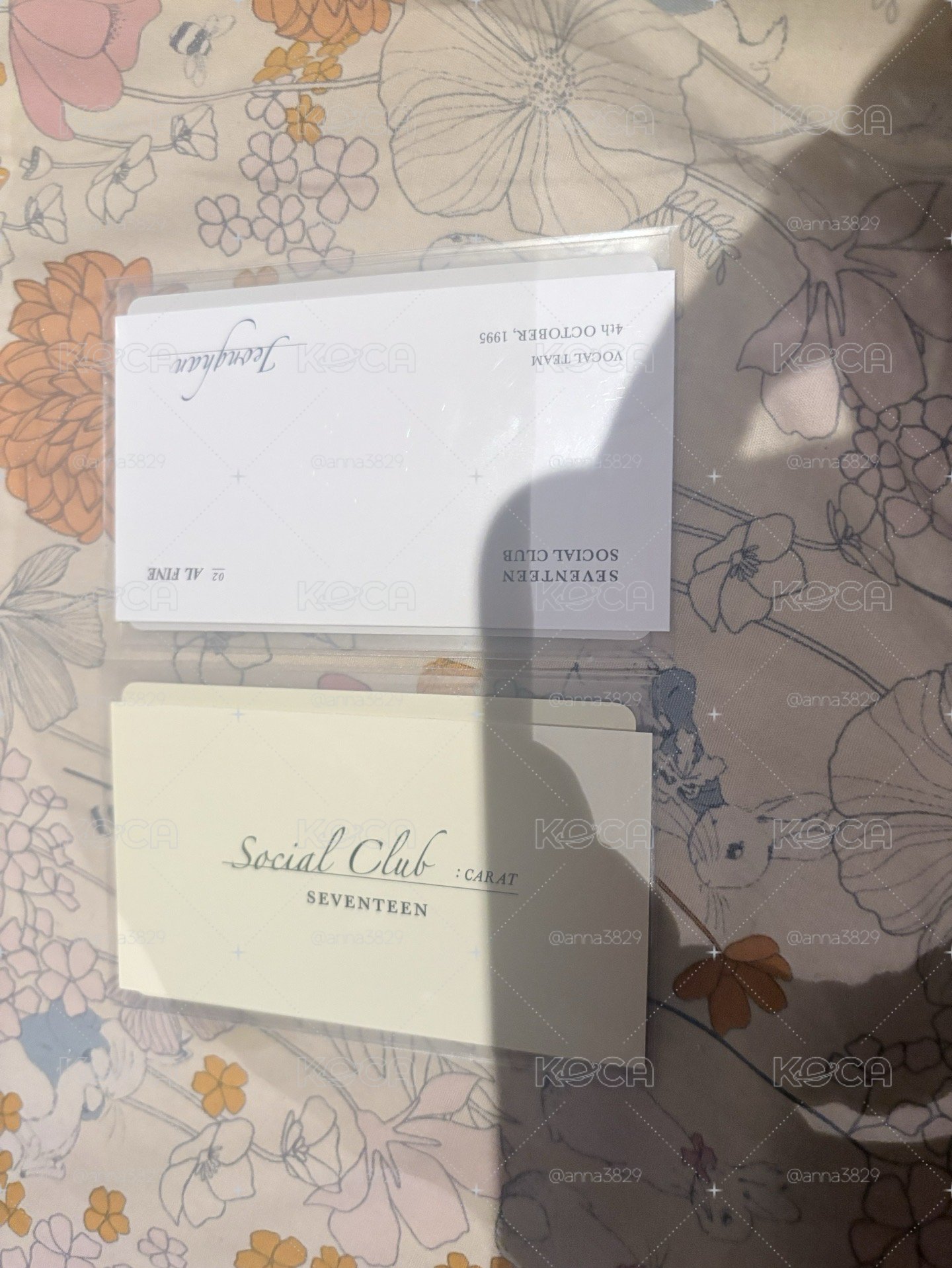 SEVENTEEN JEONGHAN Social Club Carat Photobook 小卡