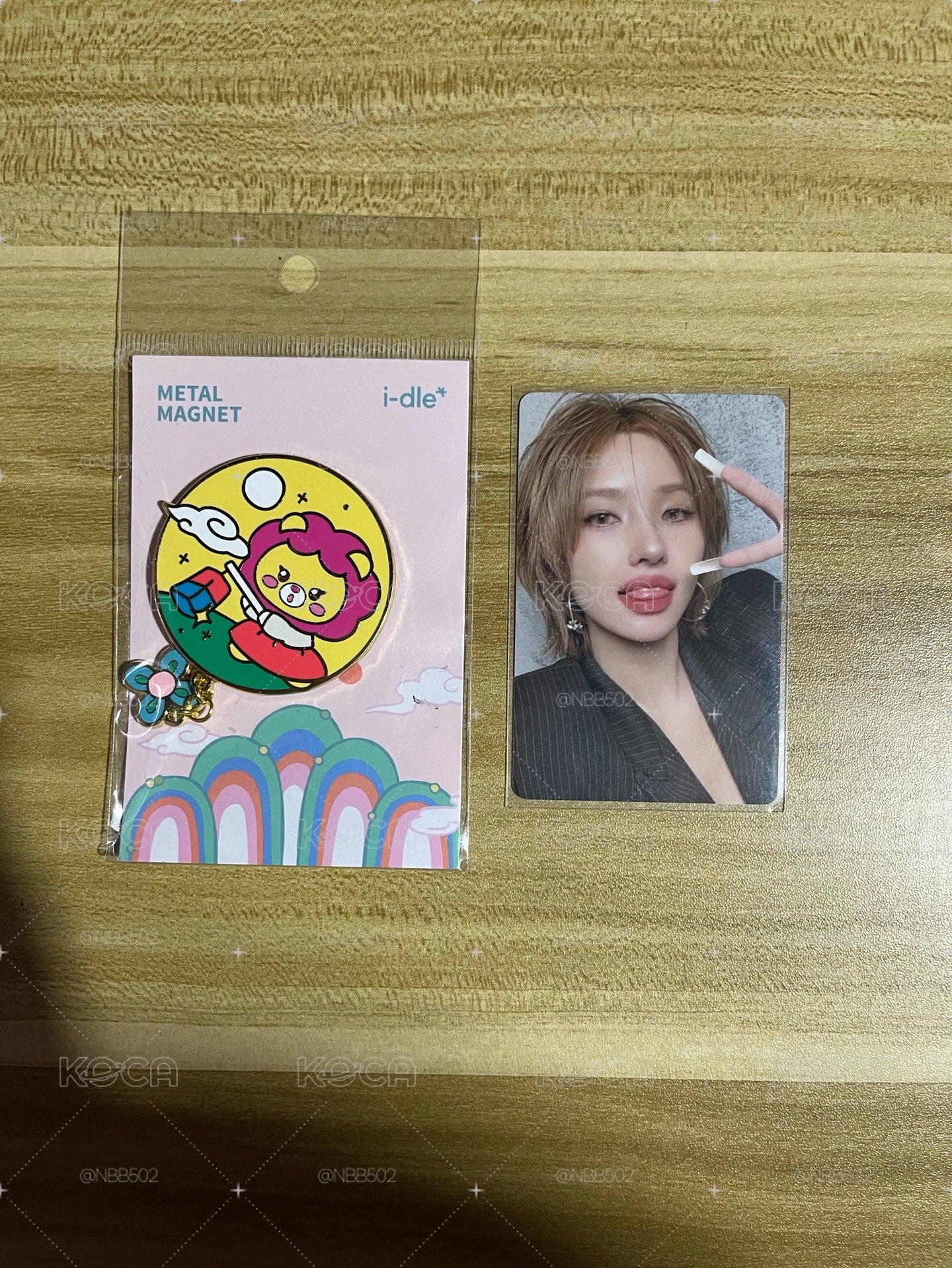 🏆 I-dle minini 滿額卡 + 展覽韓國磁鐵 小娟