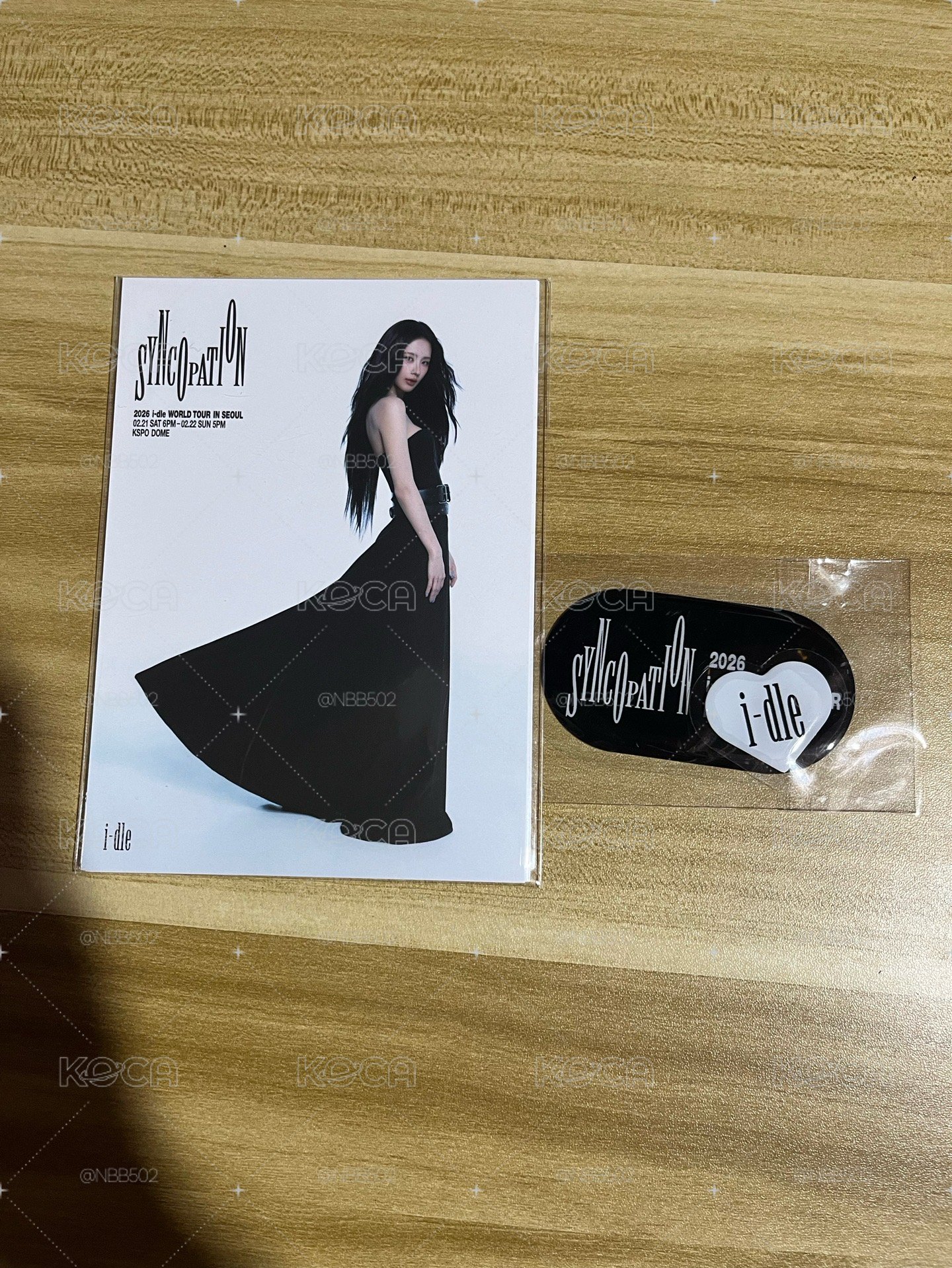 🏆 I-dle 首爾場 vip 入場明信片+貼紙