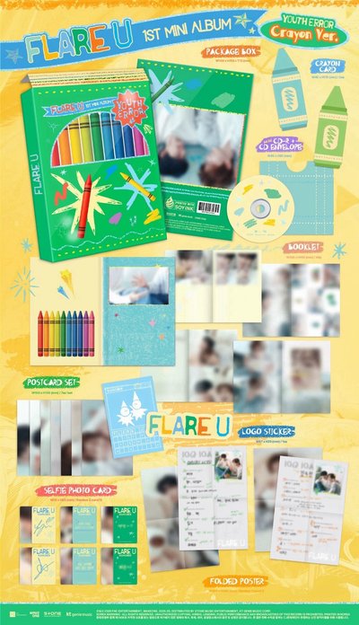 FLARE U KM 特典卡 蘋果頭ver+4專