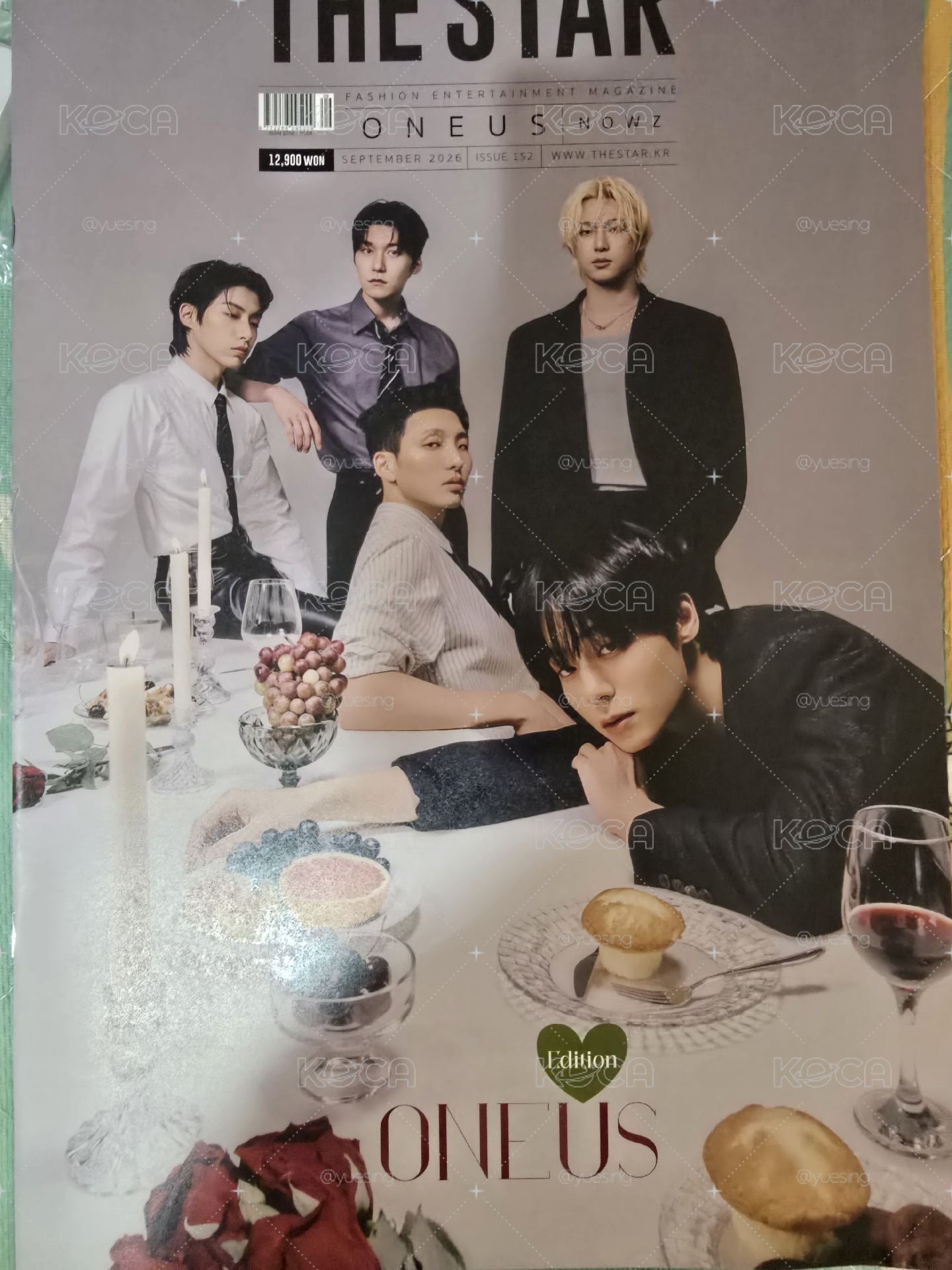 ONEUS THE STAR雜誌1本+2款式成員卡