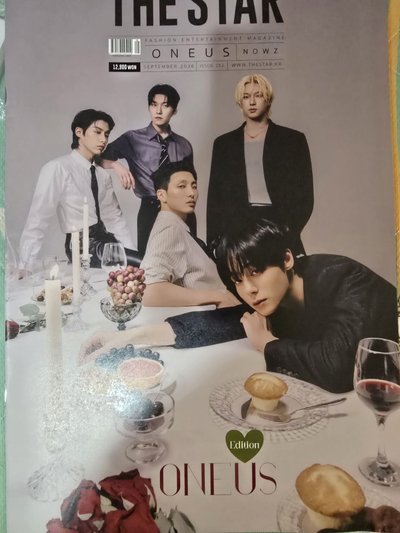 ONEUS THE STAR雜誌1本+2款式成員卡