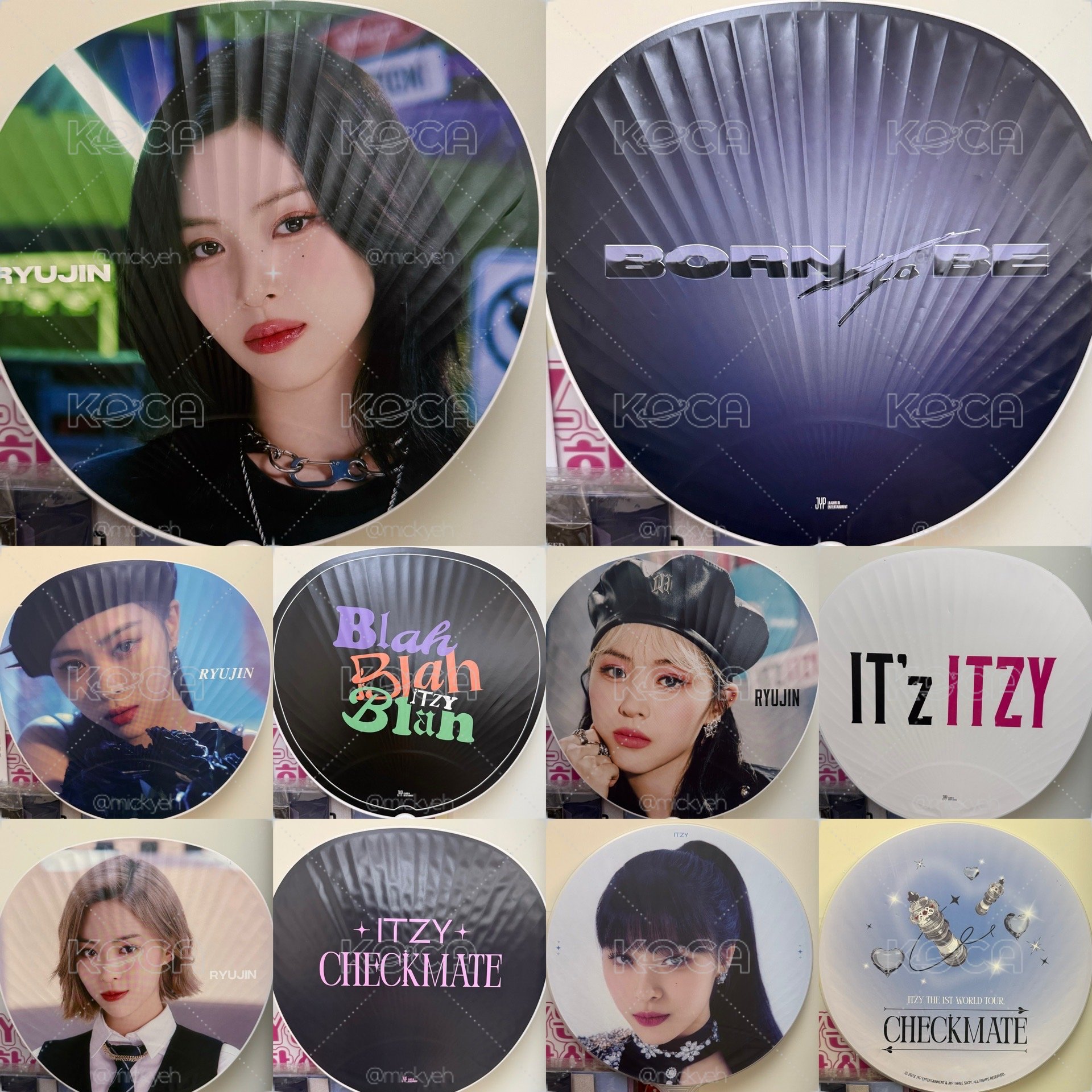 ITZY 留真 大扇*5