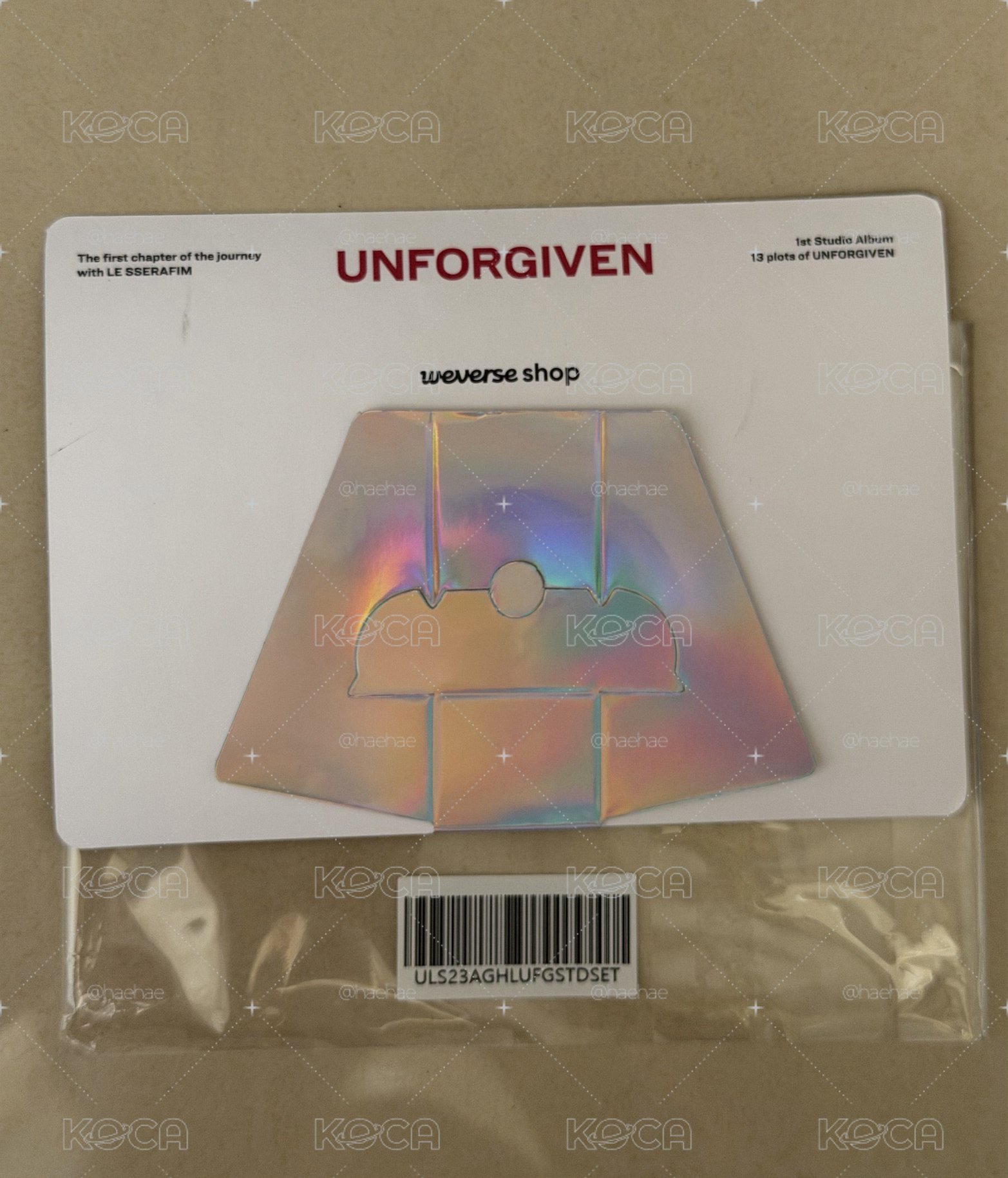 UNFORGIVEN wvs PB預售 相片 展示相片