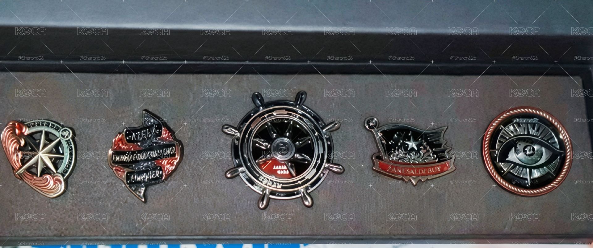 fanplday 徽章 METAL PIN SET - VOYAGE EDITION