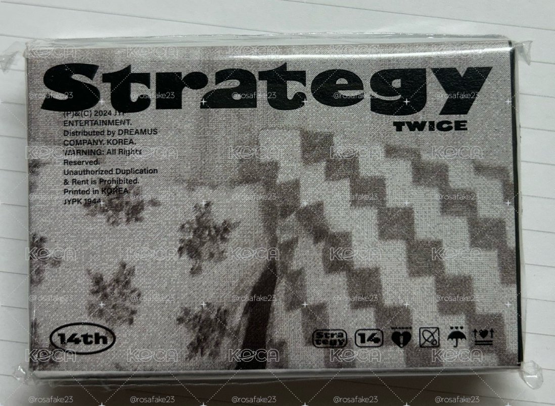 TWICE strategy黑版電子專未拆