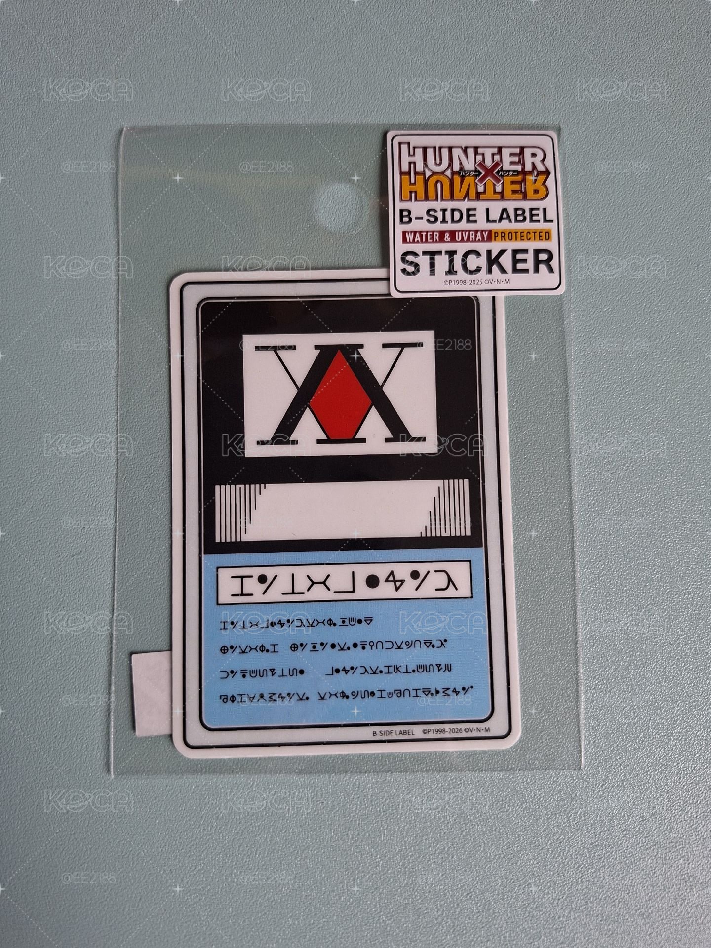 【HUNTER×HUNTER】獵人執照 貼紙 🗾日本帶回🗾