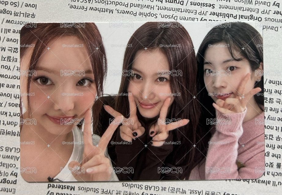 TWICE 娜紗多 分隊卡