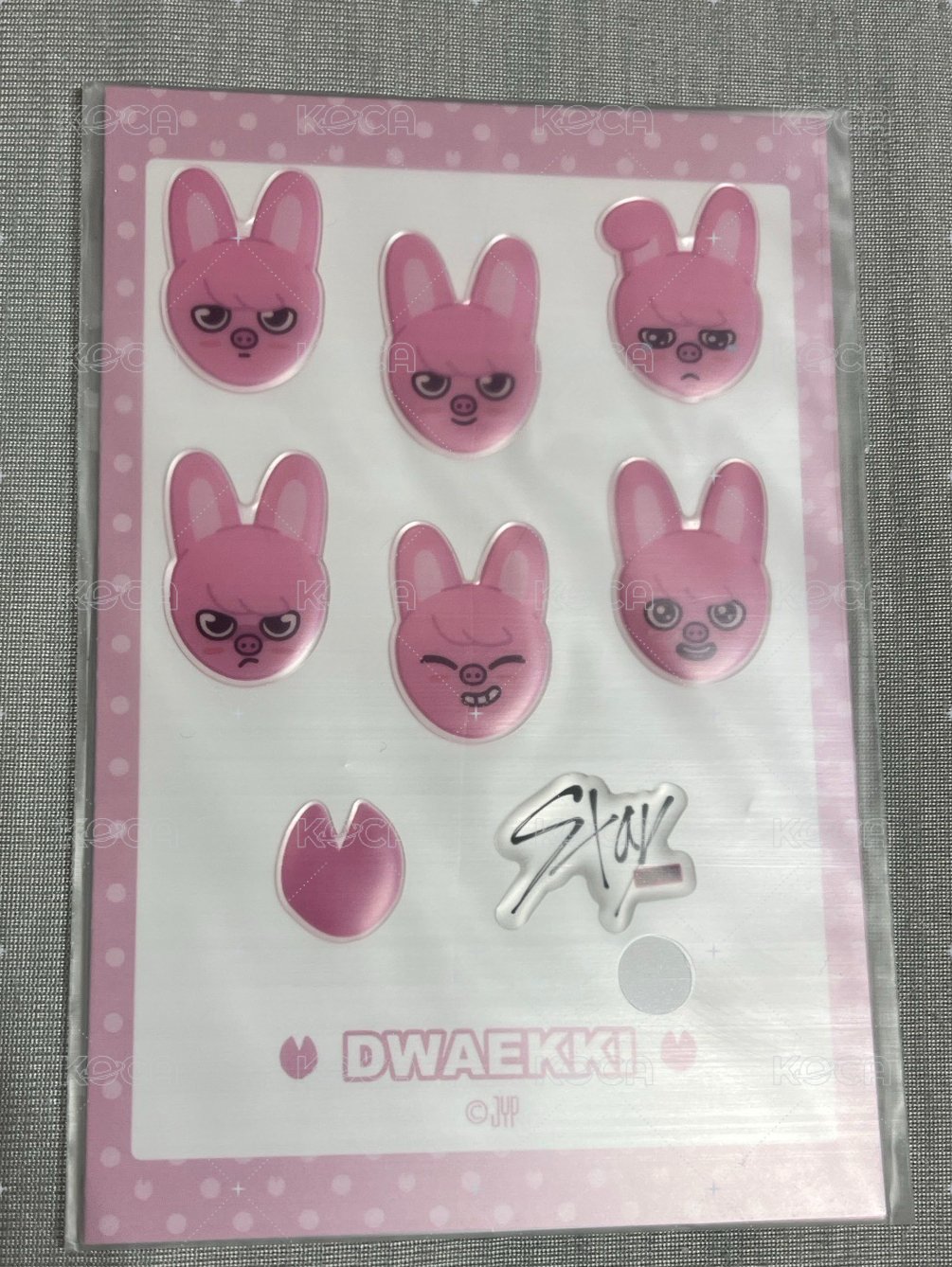 豬兔貼紙