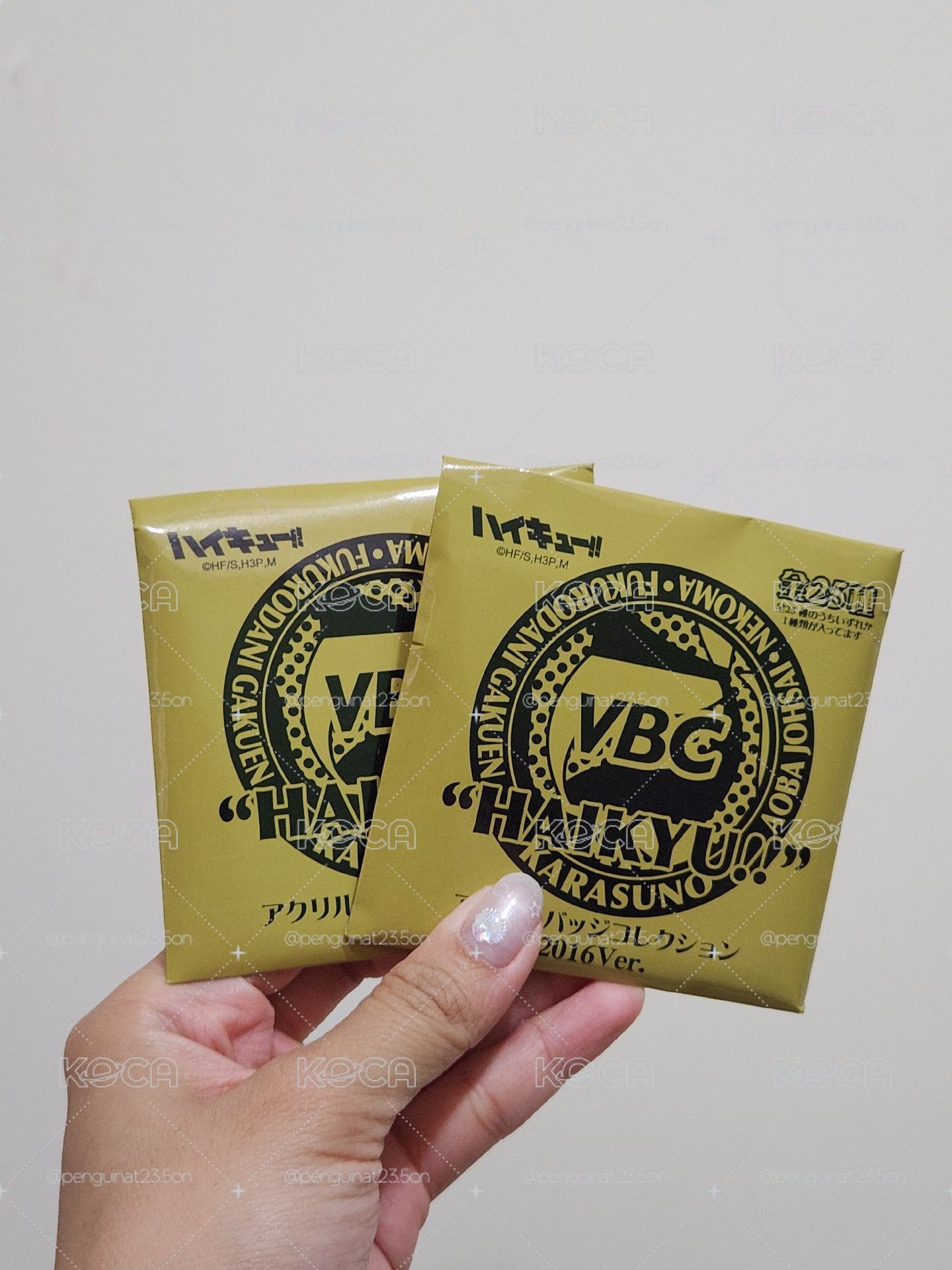 排球少年VBC未拆徽章2入/組