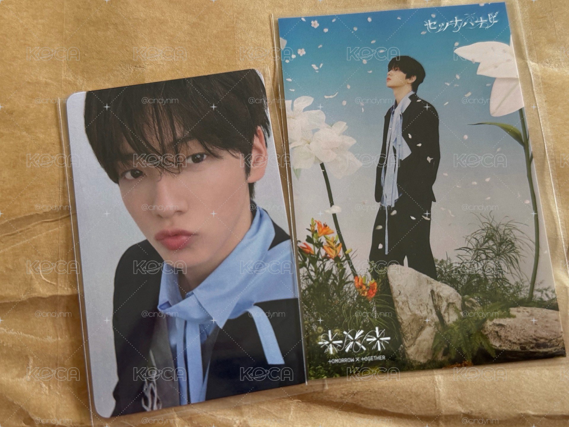 現貨 TXT 秀彬 セツナハナビ Rakuten books 幸運卡 單卡