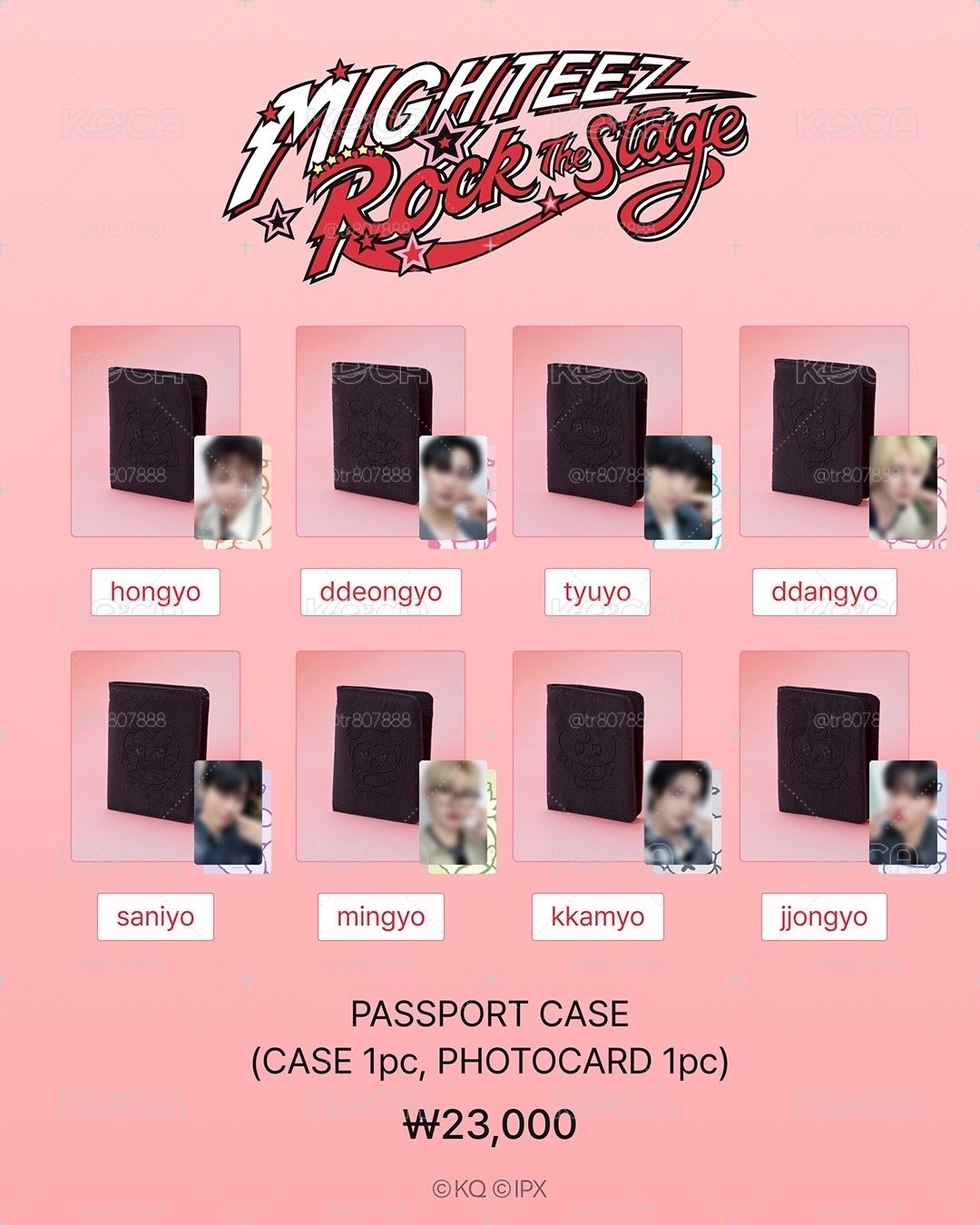 ATEEZ韓國快閃代購護照套（9/27起出貨）