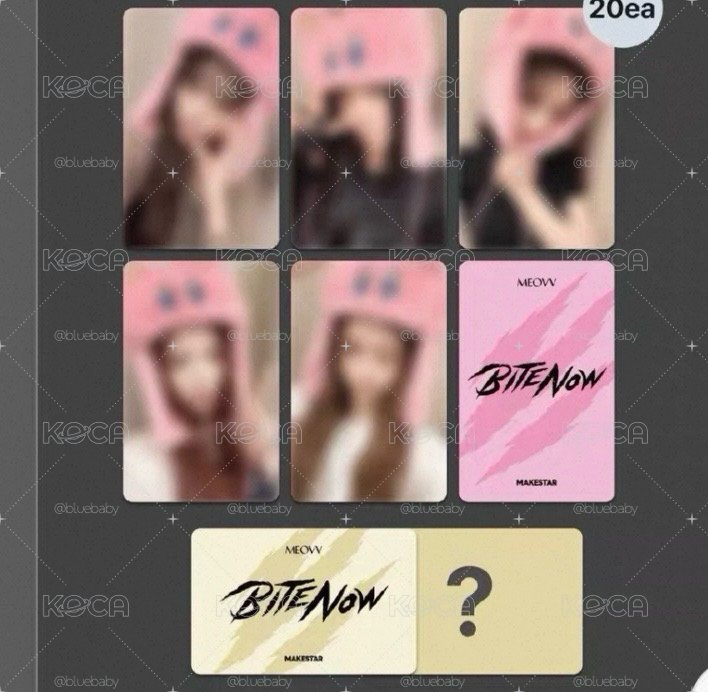 Meovv 星之卡比 ms簽售卡 Sooin Anna Gawon narin ella