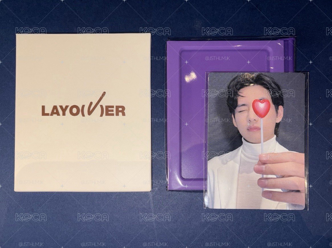 BTS V MERCH BOX會員禮卡